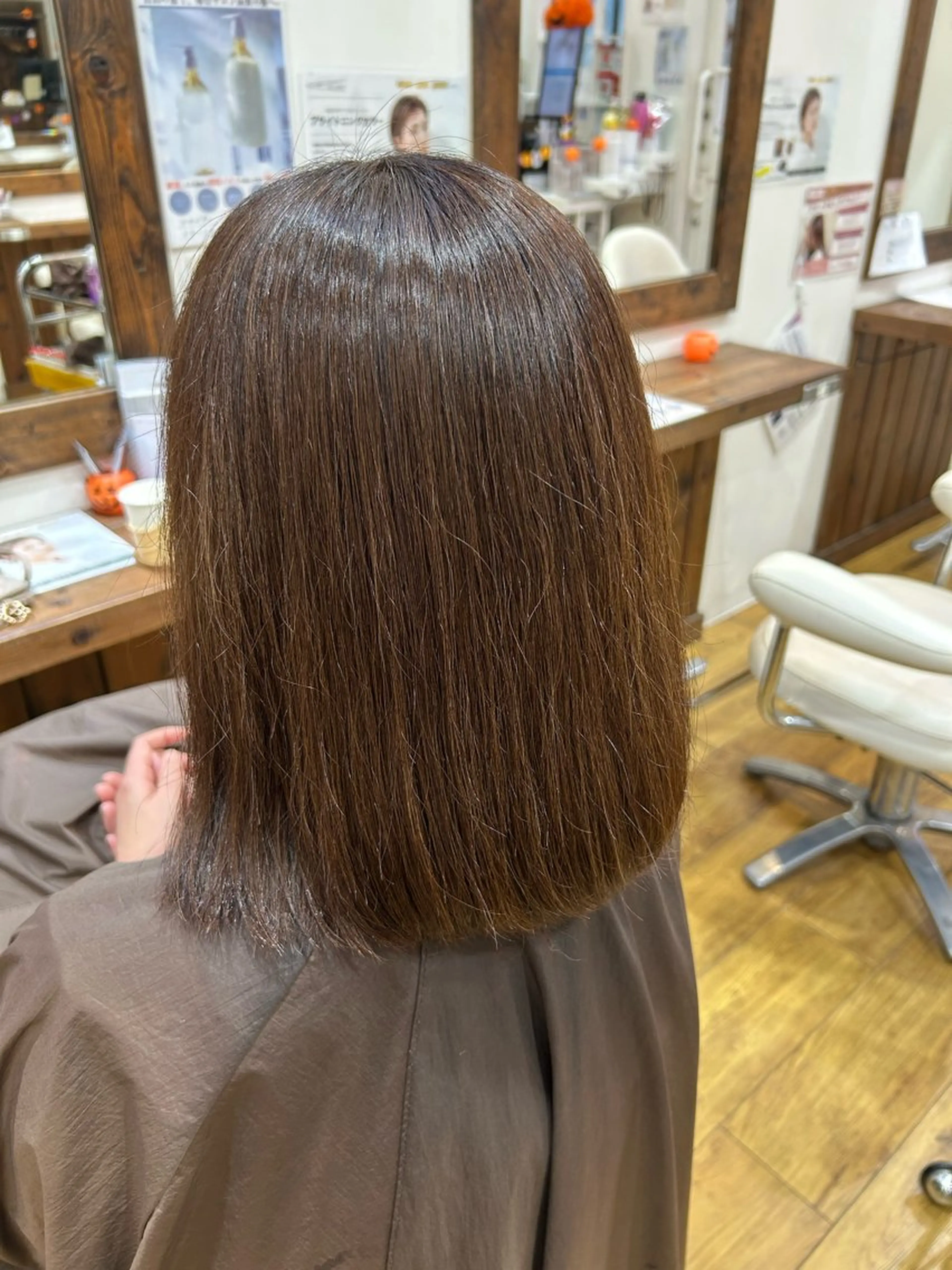 カラー ブリーチ ブリーチなしカラー カラーモデル募集中 髙橋 亜紗美のヘアスタイル