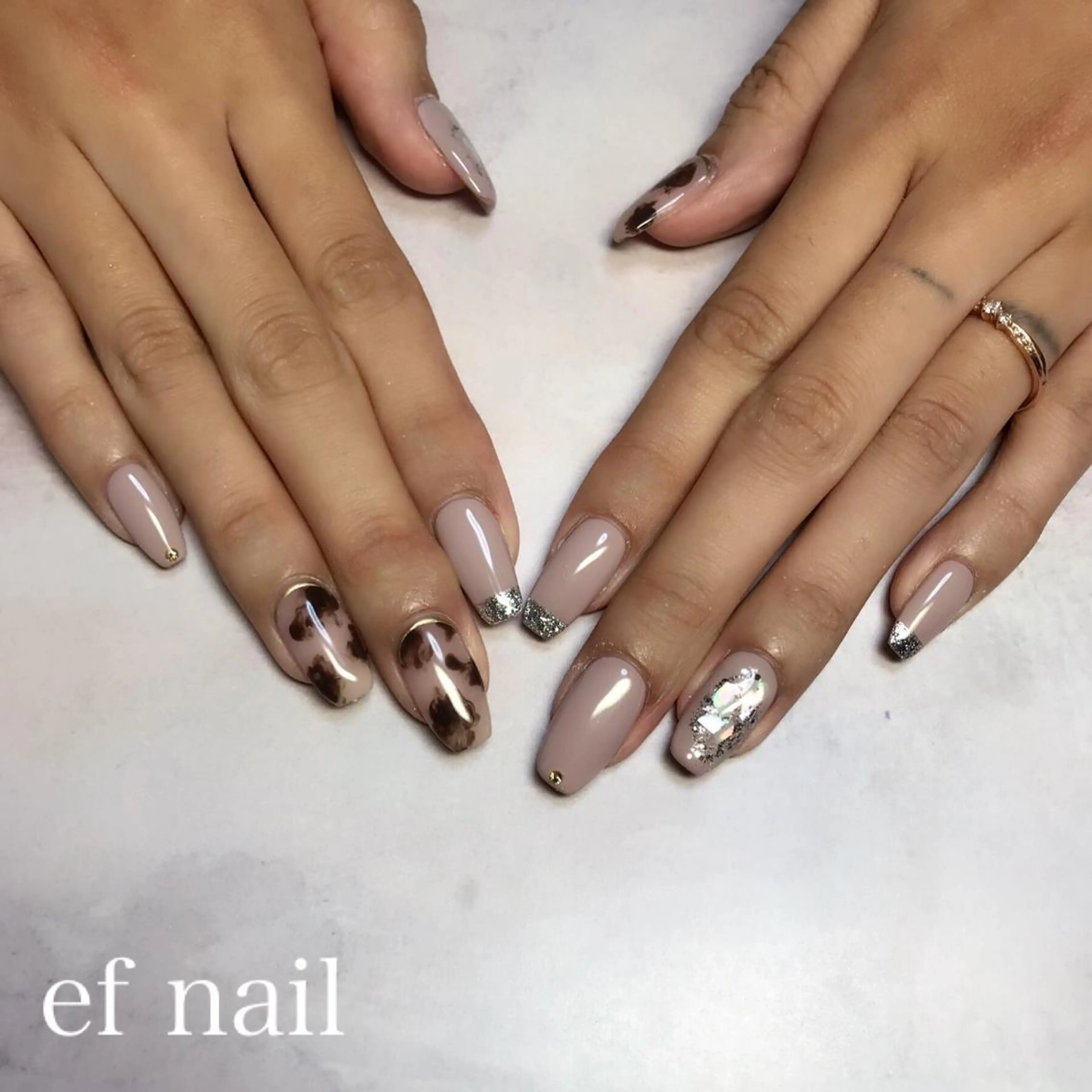 ネイル ハンドネイル ef nailのネイルデザイン