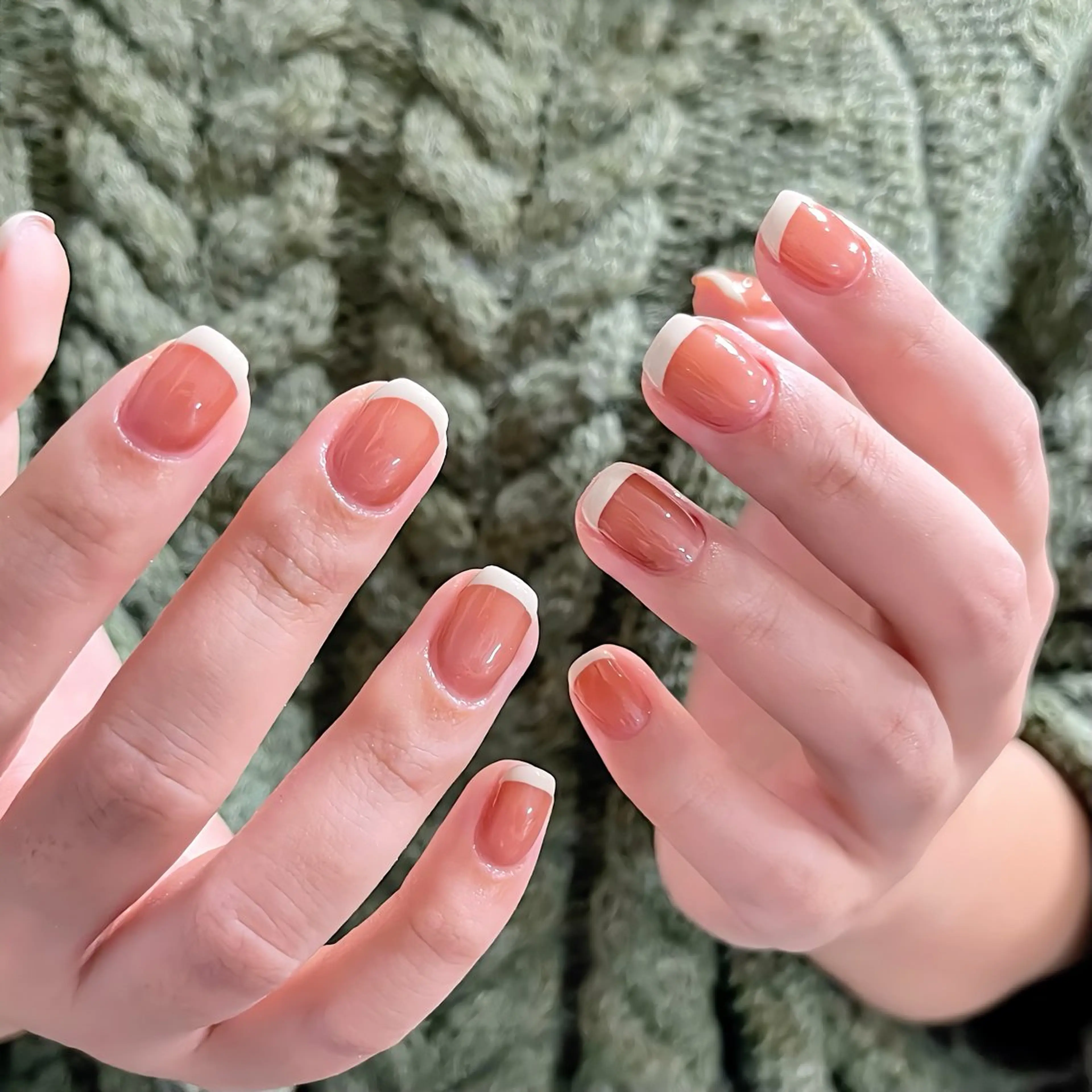 ネイル 長さ出し フレンチネイル マグネットネイル シンプルネイル ワンホンネイル ハンドネイル 🫧OPELIA NAIL渋谷🫧のネイルデザイン