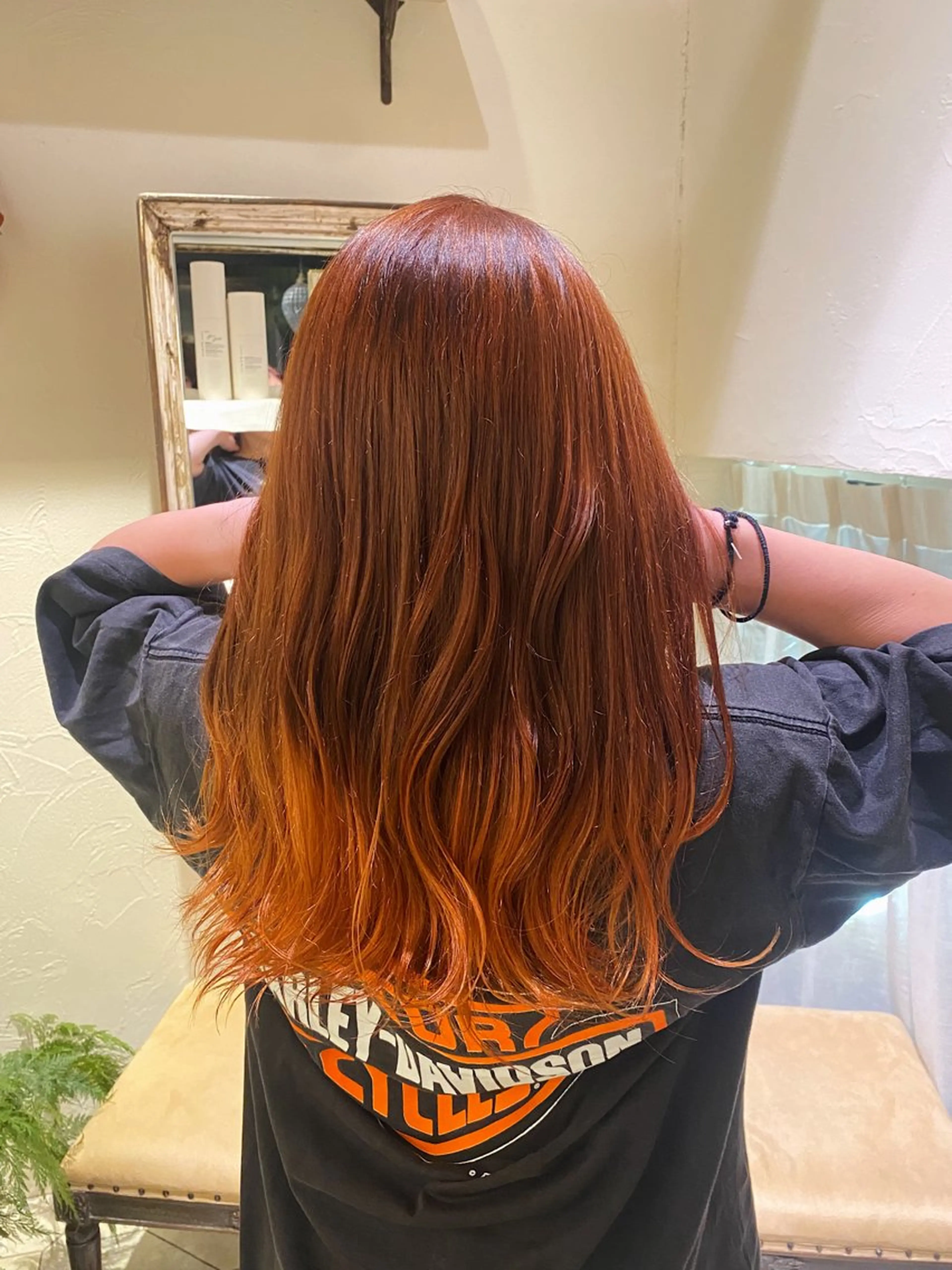 ロング カラー 艶カラー/ 縮毛矯正 /   タキダのヘアスタイル