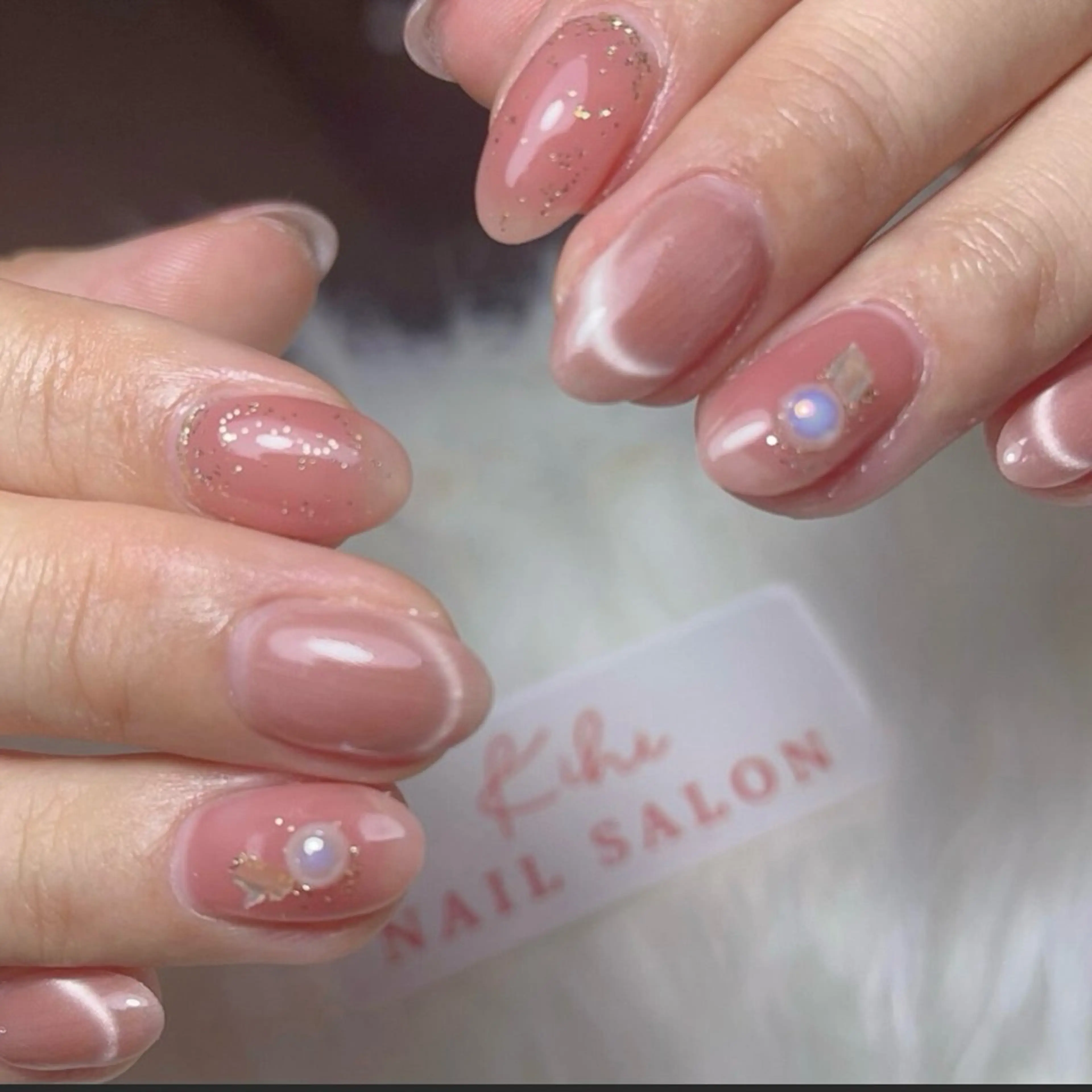 ネイル アートネイル フレンチネイル ジェルネイル グラデーション 韓国ネイル ハンドネイル 久保田 マリコのネイルデザイン