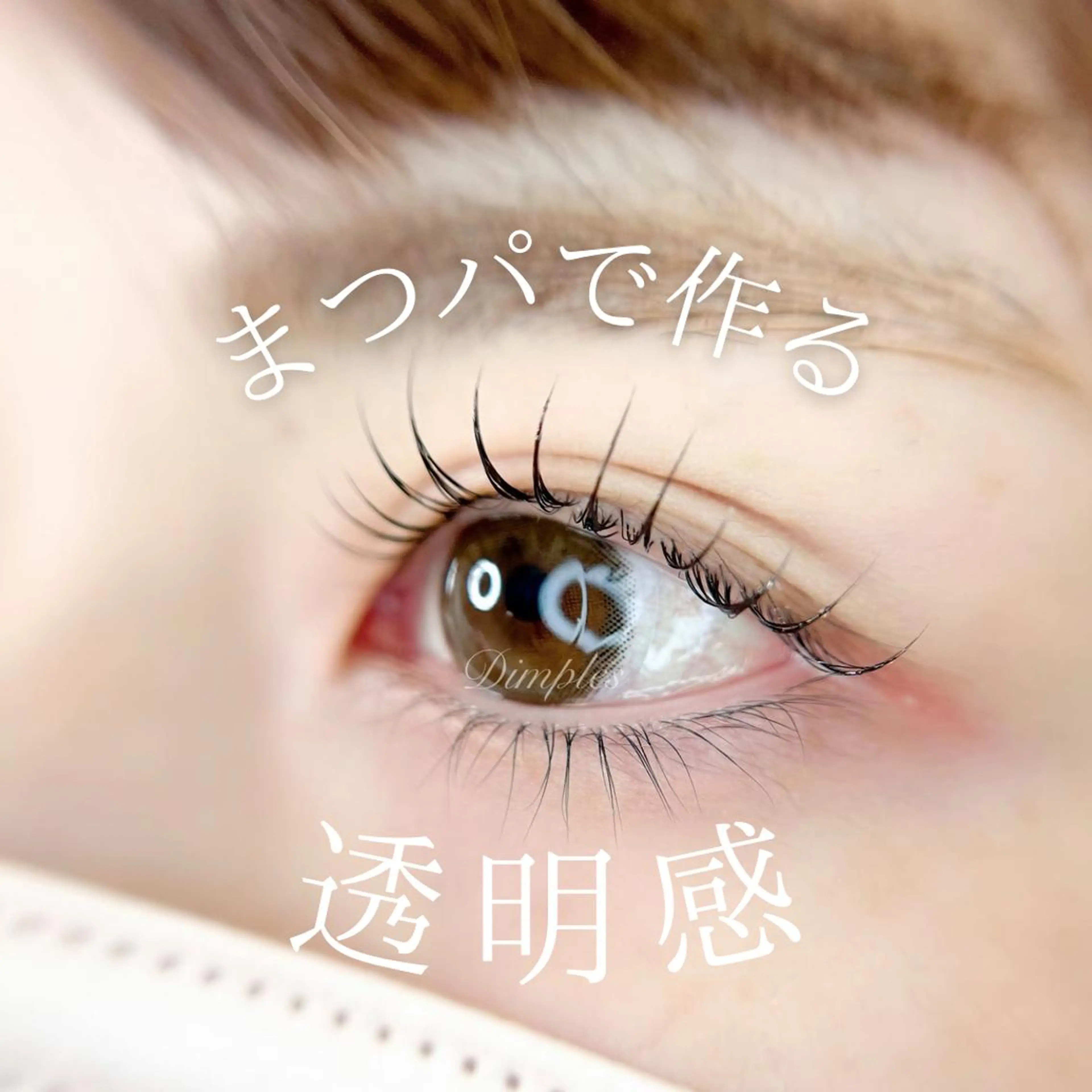 マツエク・マツパ Dimples所属・Dimples ERINAのマツエク・マツパデザイン