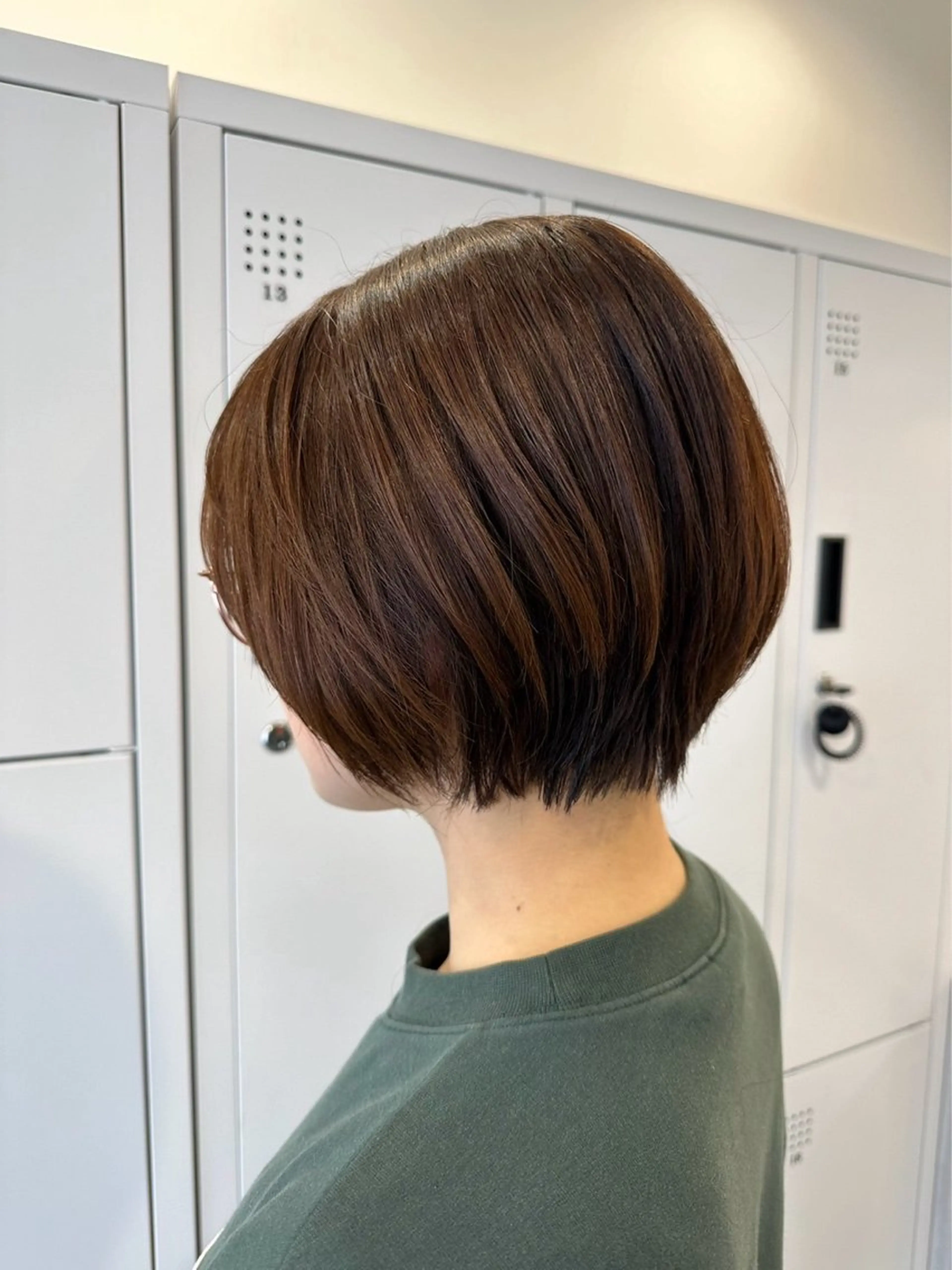 ショート ショートボブ ボブ ショートヘア 奥澤 祐花のヘアスタイル