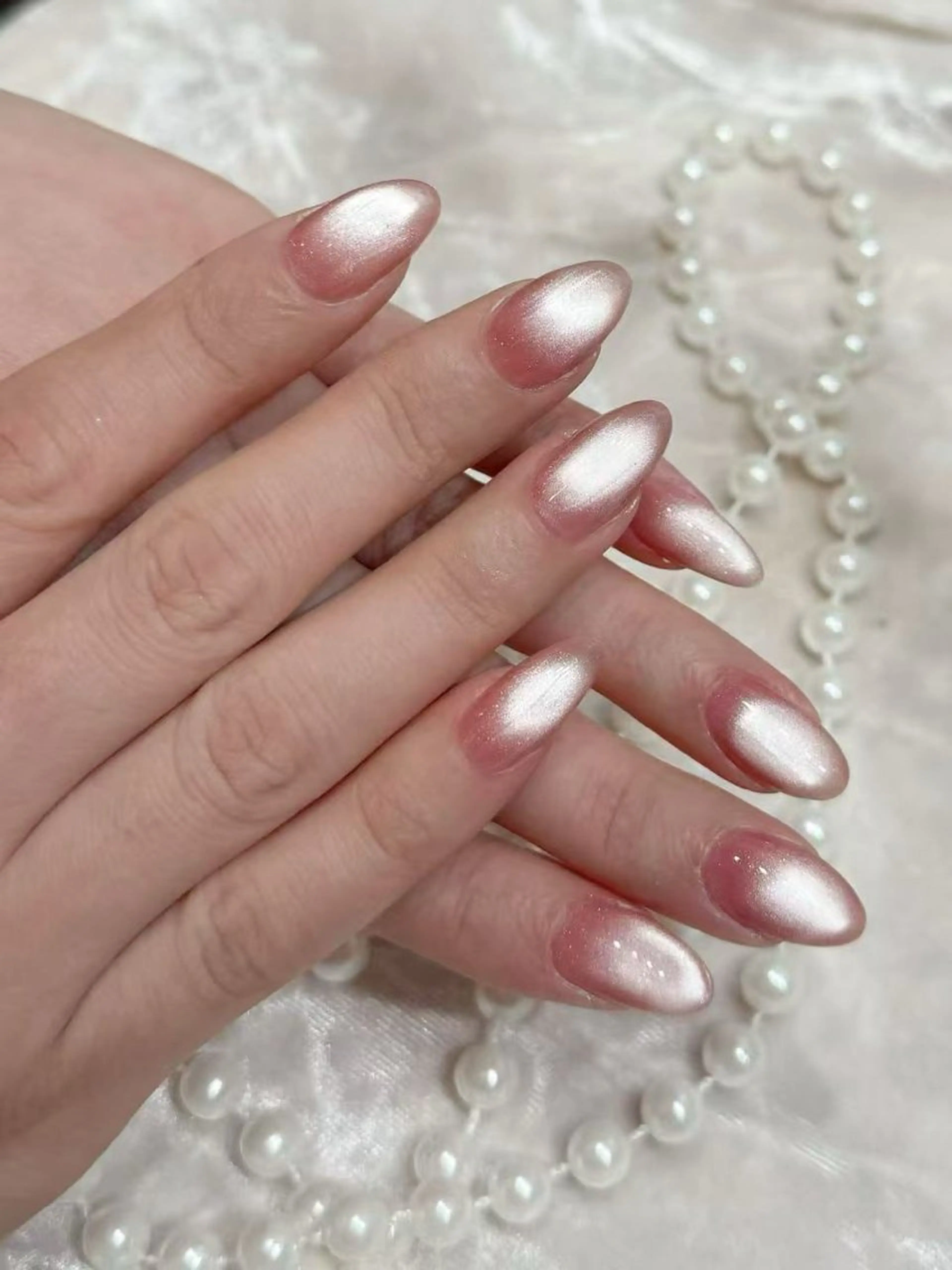 ネイル アートネイル フットネイル ジェルネイル ハート マグネットネイル Babarla Nailのネイルデザイン
