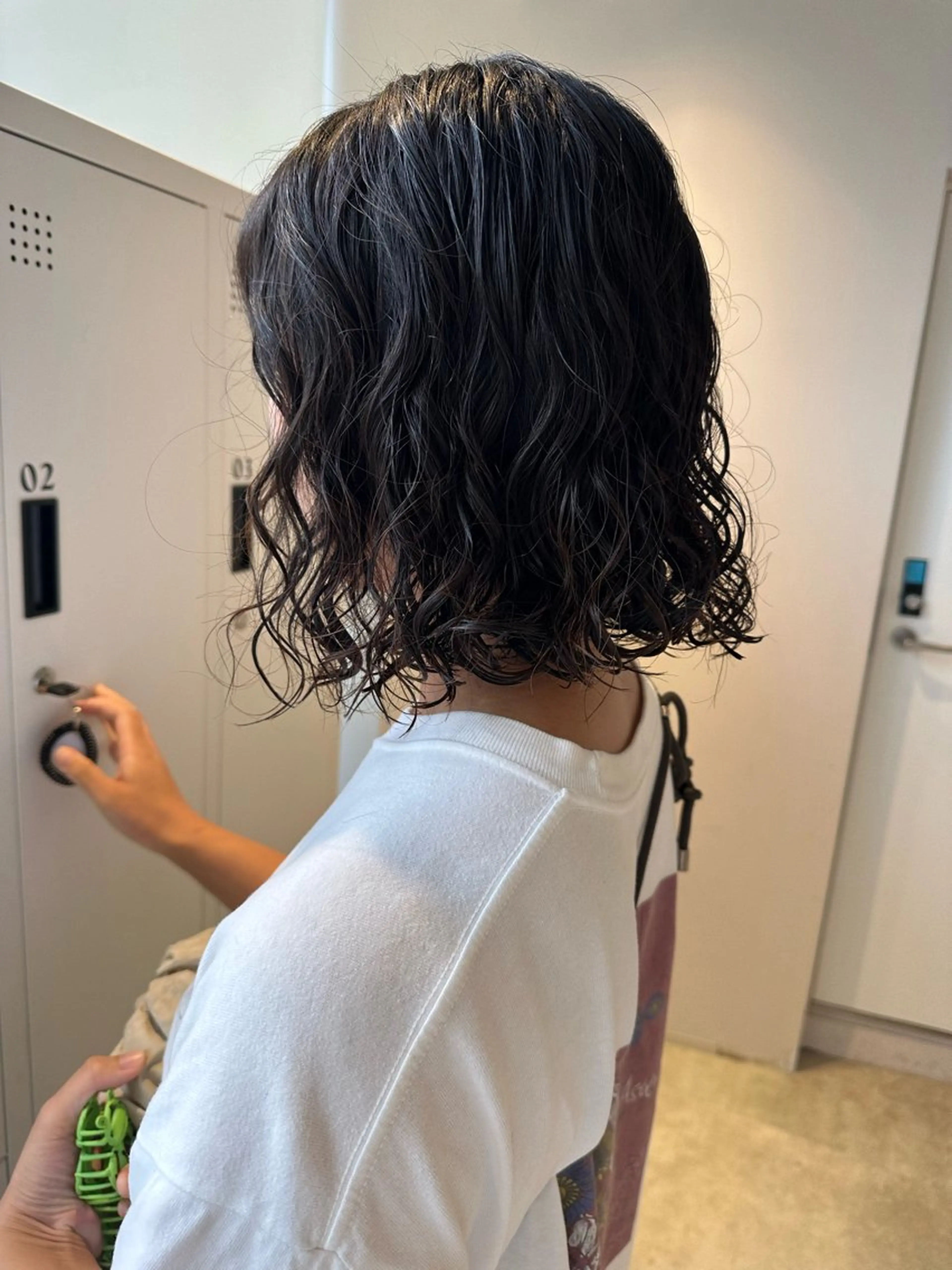 セミロング カラー パーマ Curly perm 🌻大西将司のヘアスタイル