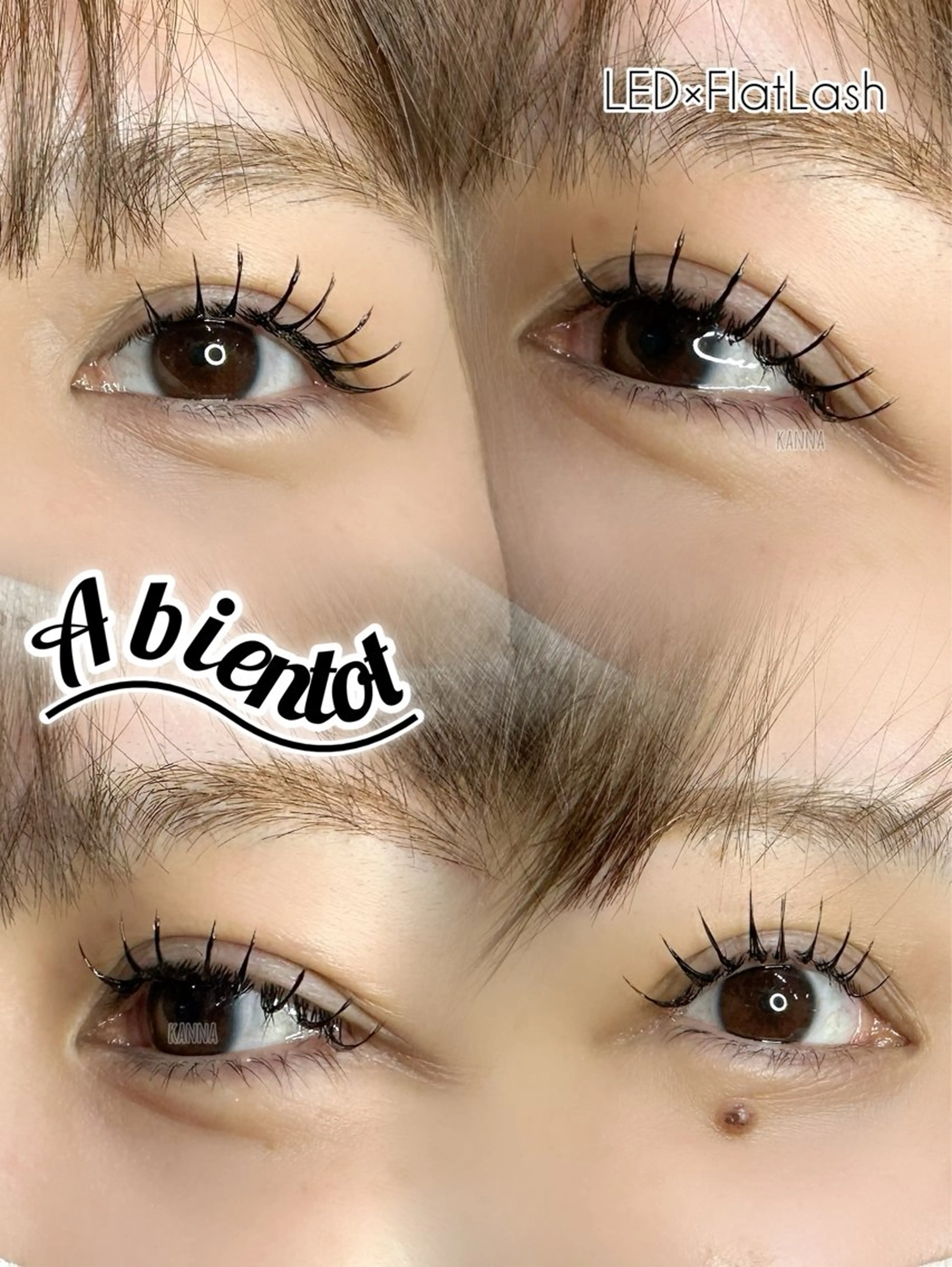 マツエク・マツパ Abientot Kannaのマツエク・マツパデザイン