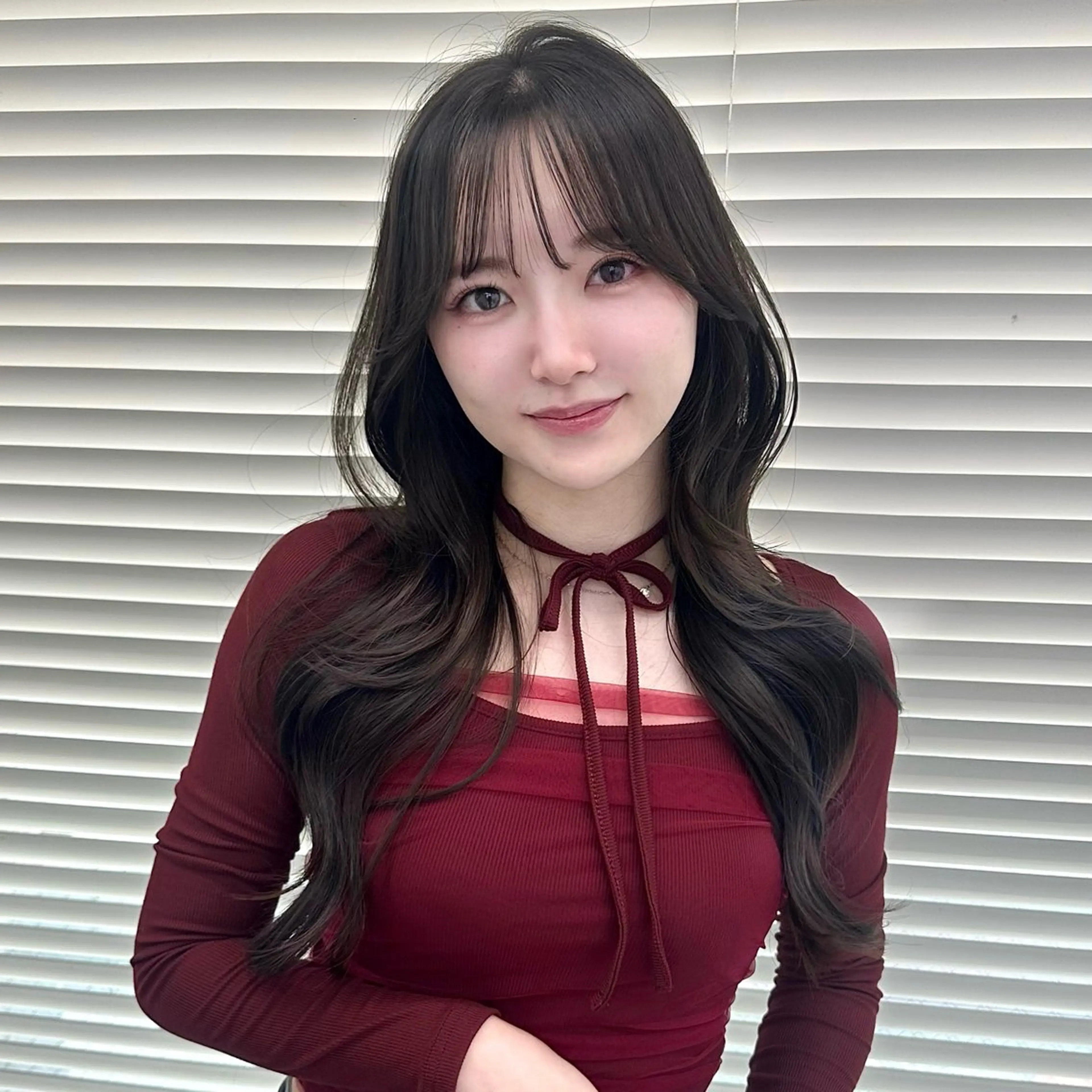 ロング カラー ヘアアレンジ カット ヘアカラー トリートメント 大人っぽ中韓レディ ヘア🤍MAOのヘアスタイル