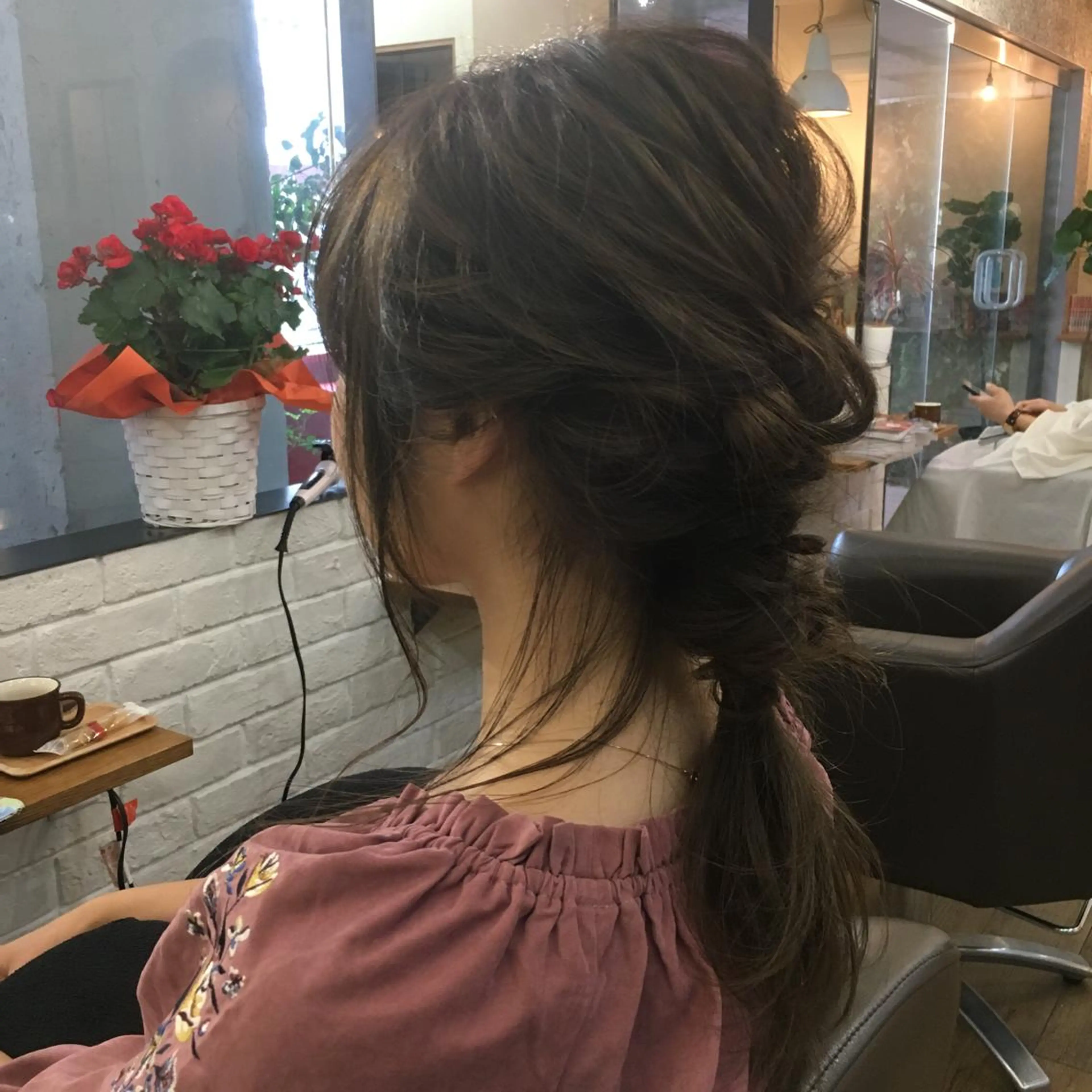 ロング カラー ヘアアレンジ 上川 美幸のヘアスタイル