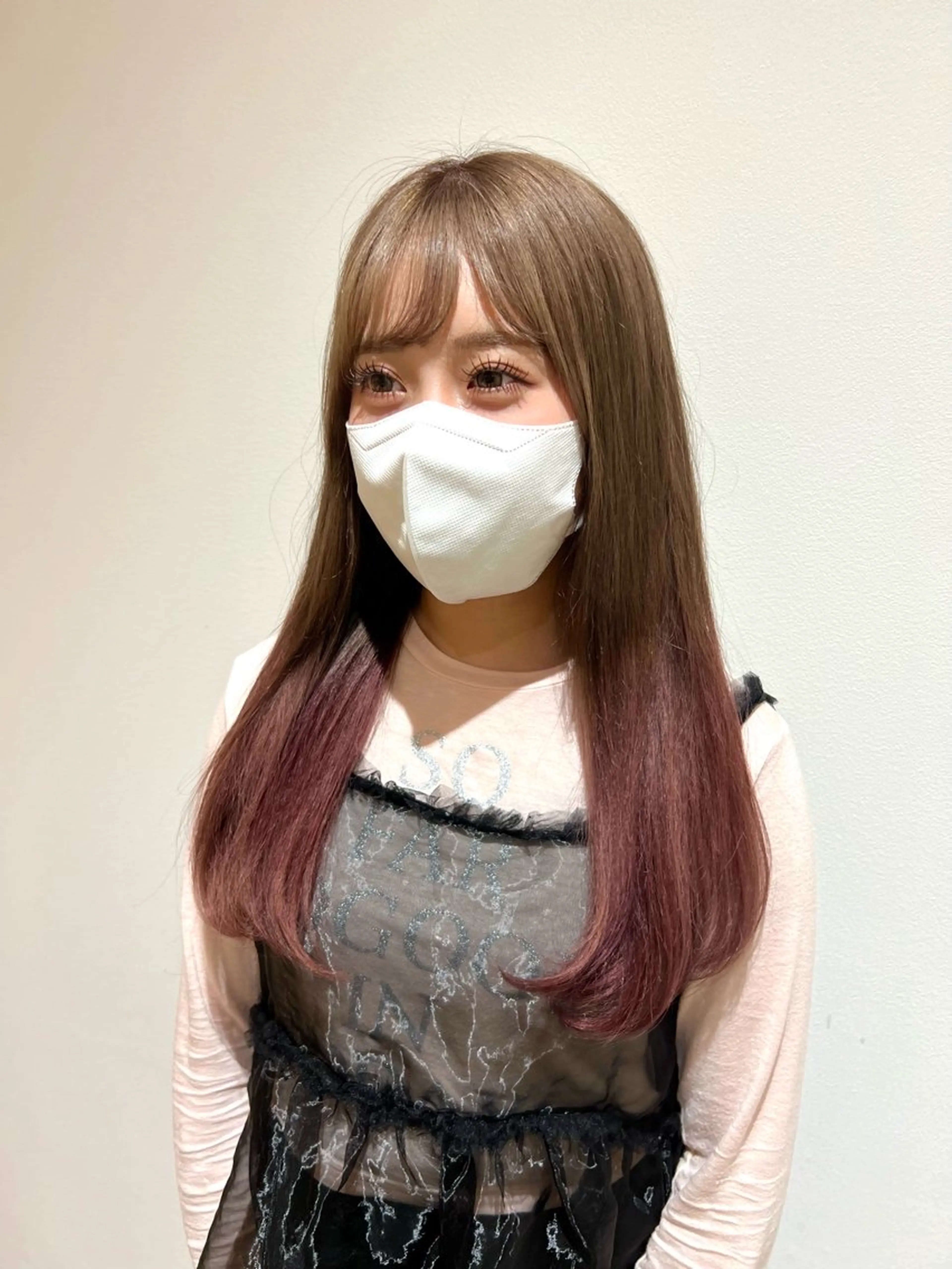 ロング 加納千華 /ボブ/ぱつっとボブのヘアスタイル