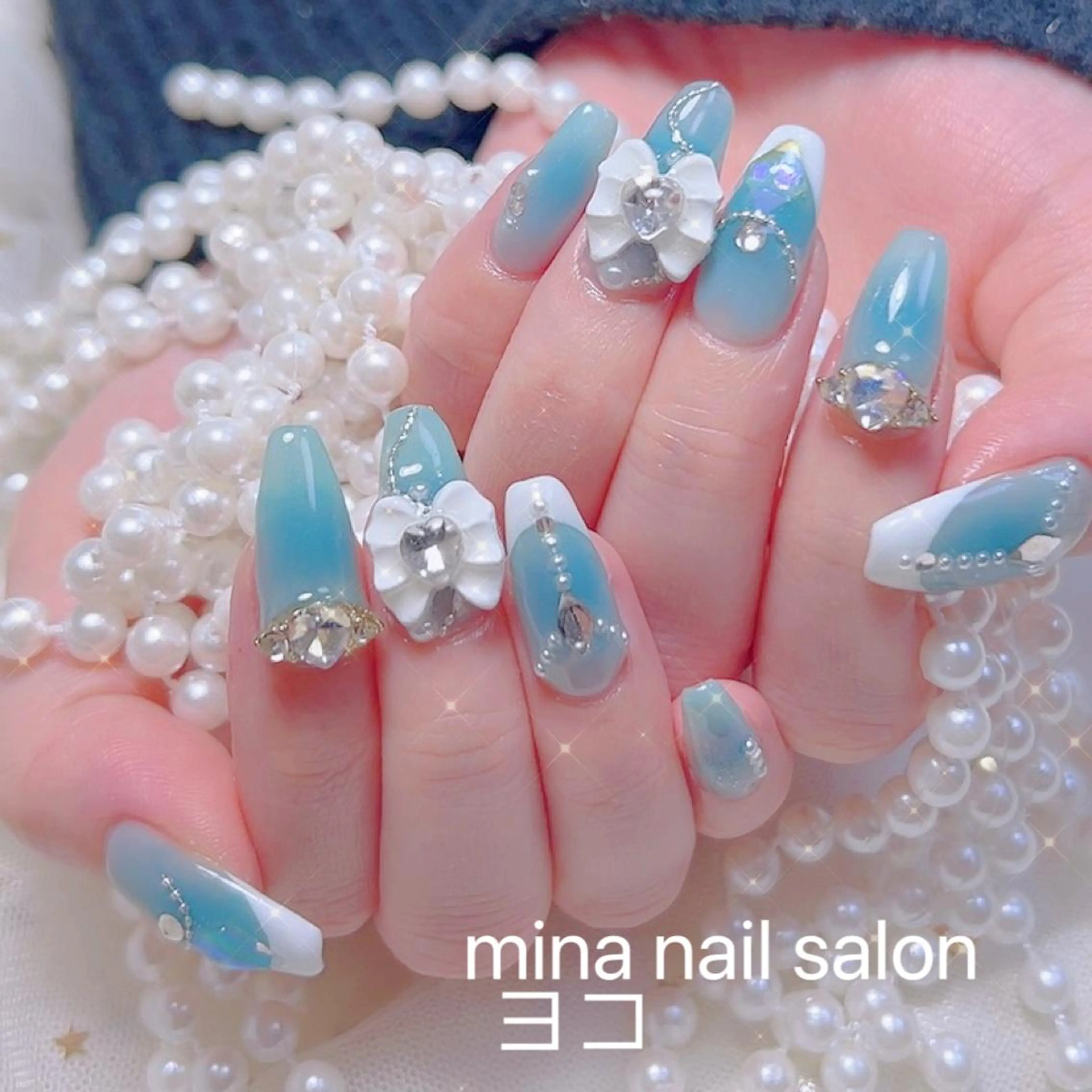 ネイル Mina🧸 韓国風ネイル🎀のネイルデザイン