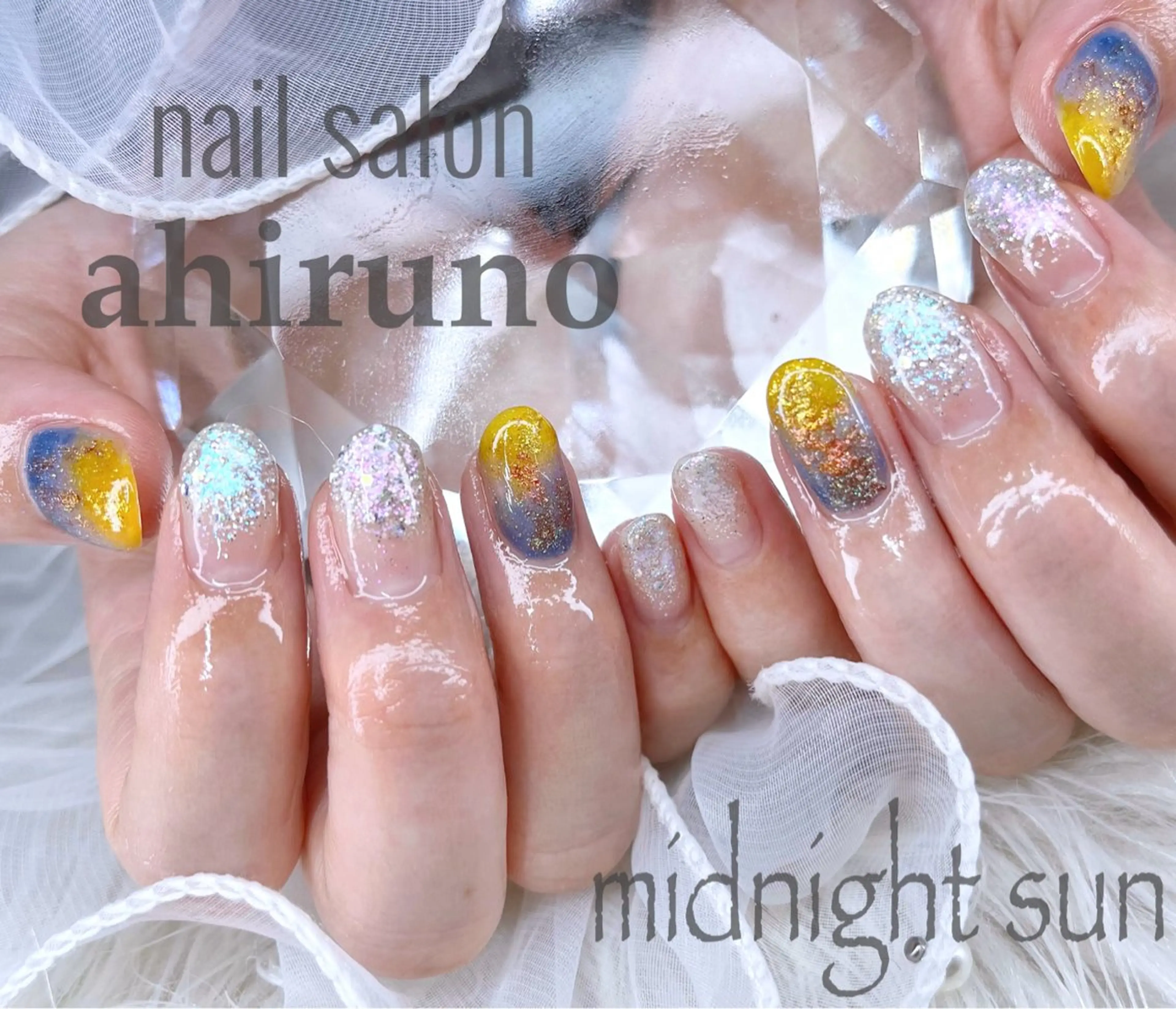 ネイル アートネイル グラデーション ａｈｉｒｕｎｏ ✿ ｙｕiのネイルデザイン