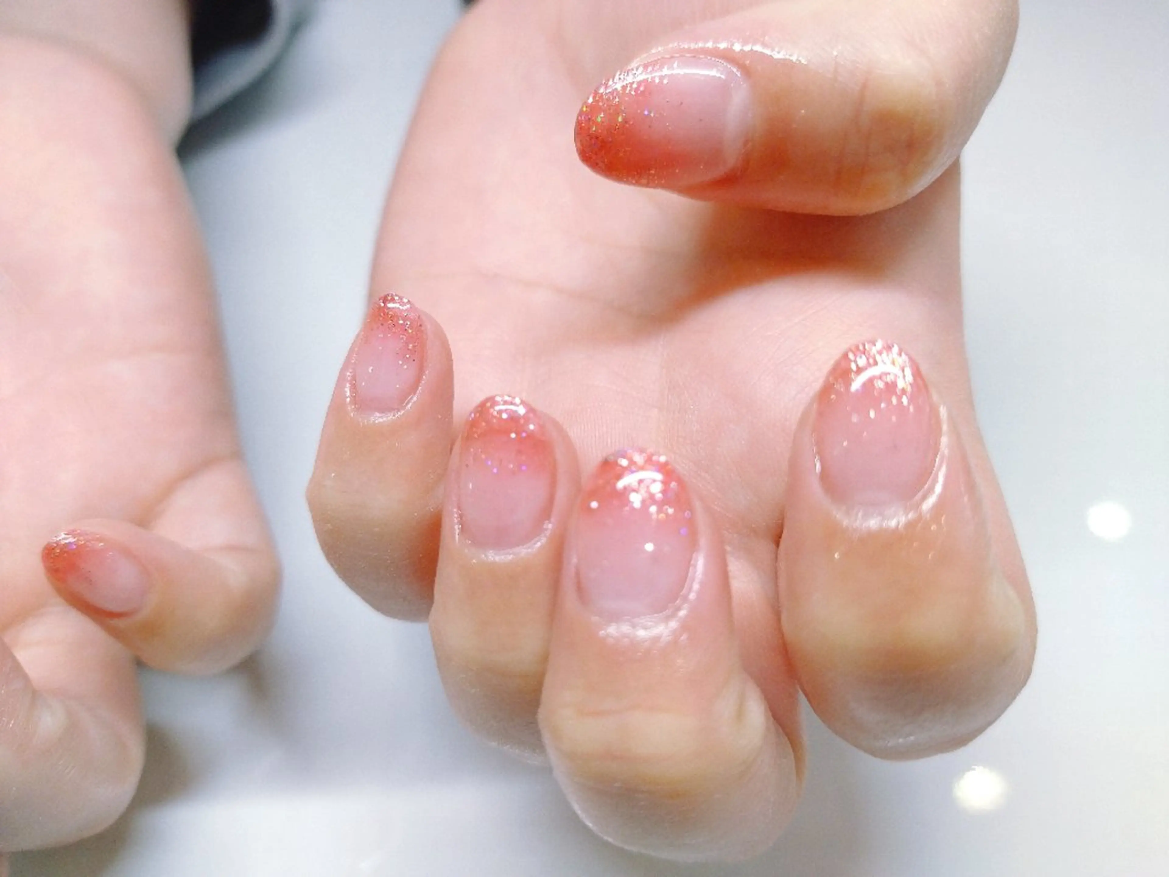 ネイル ハンドネイル 鐙 桃華のネイルデザイン
