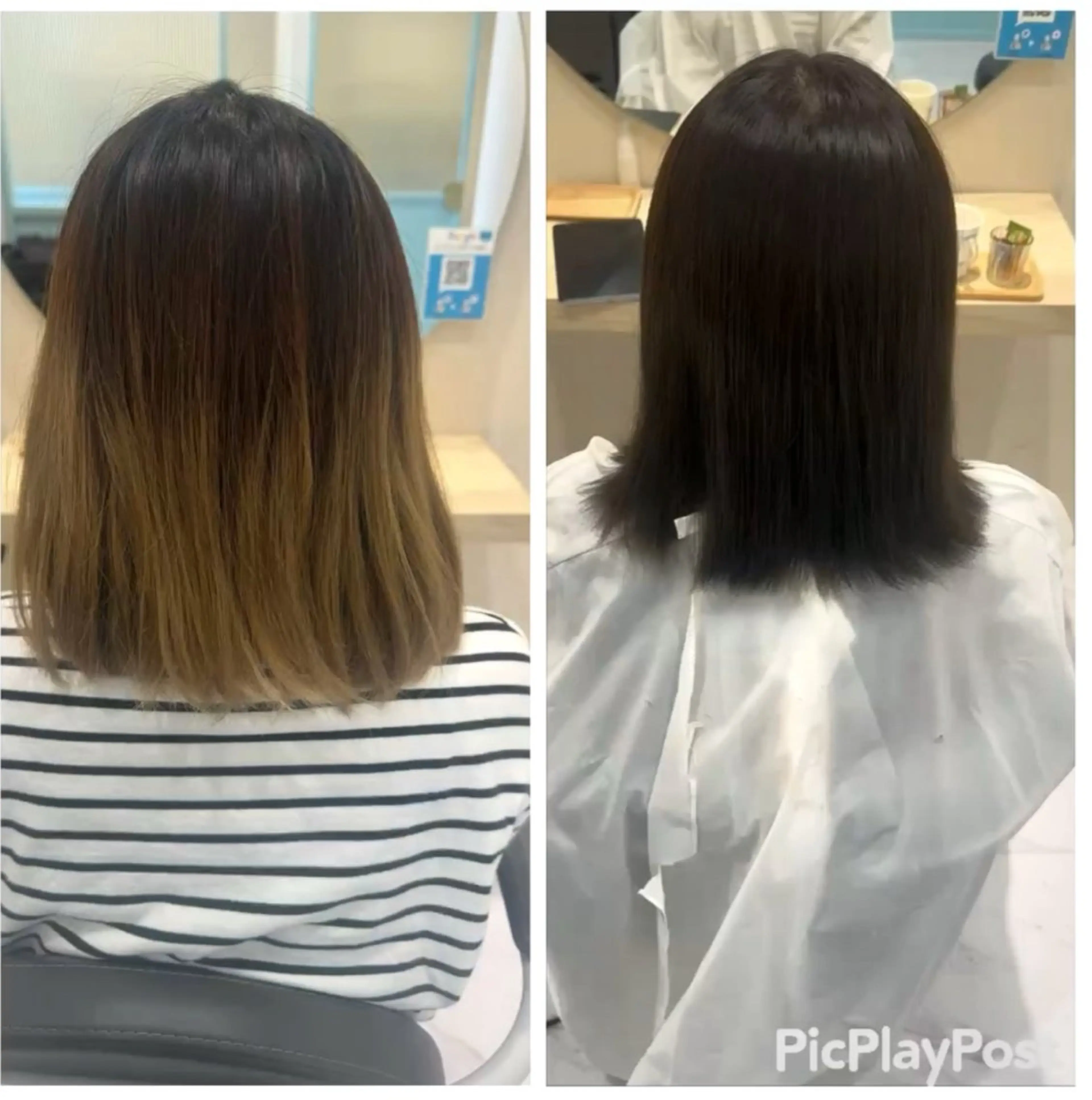 ミディアム 縮毛矯正 トリートメント 丹野 圭太のヘアスタイル