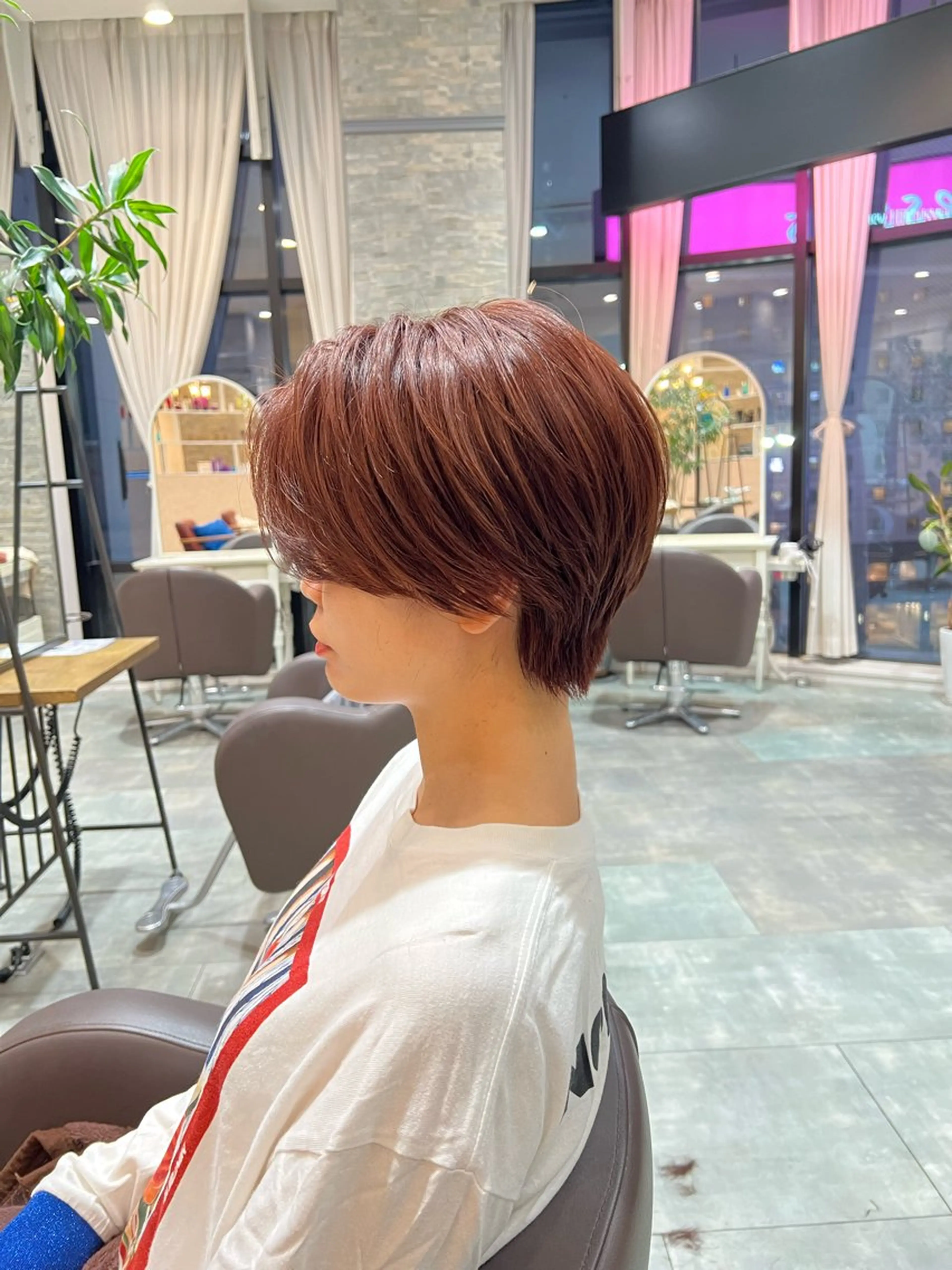 ショート ショートヘア ヘアカラー トリートメント 本日空きあり/梅田 赤み消し/鈴木将大のヘアスタイル