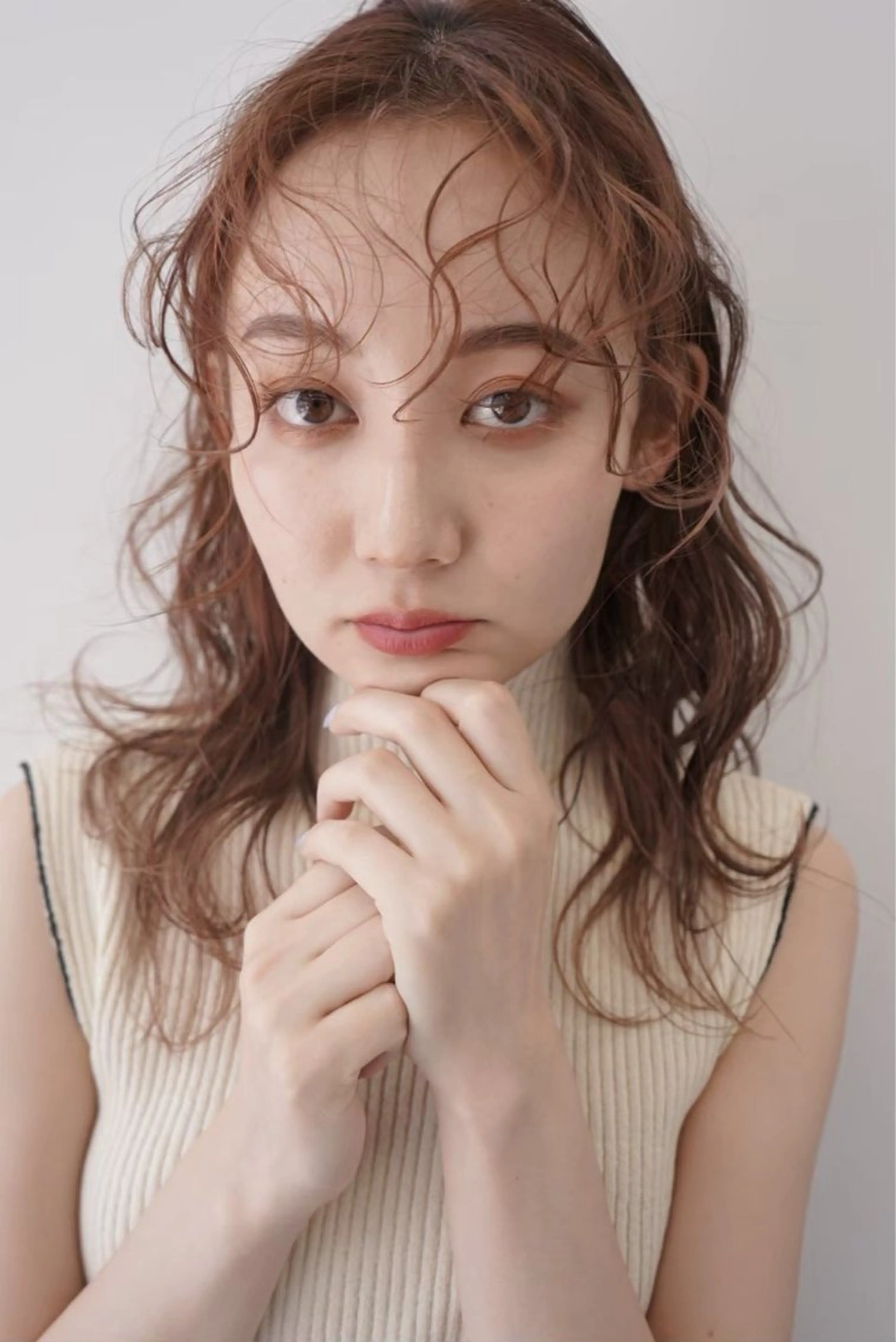 ミディアム rino LUVISMのヘアスタイル