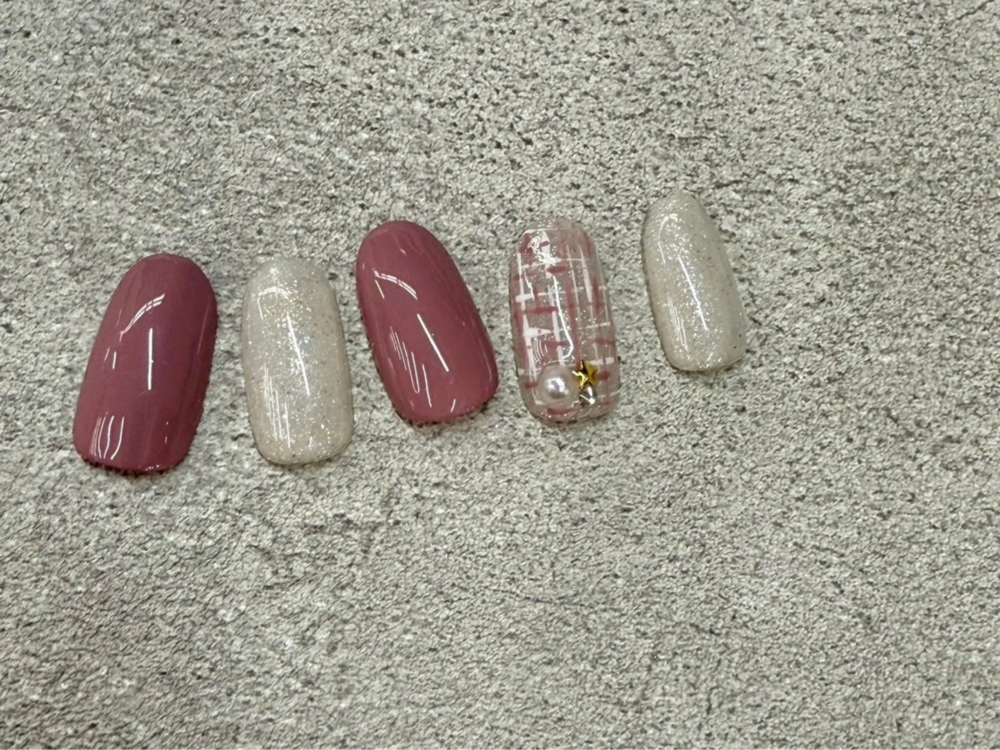 ネイル ⭐︎休業中の練習⭐︎ JNA認定講師髙橋のネイルデザイン