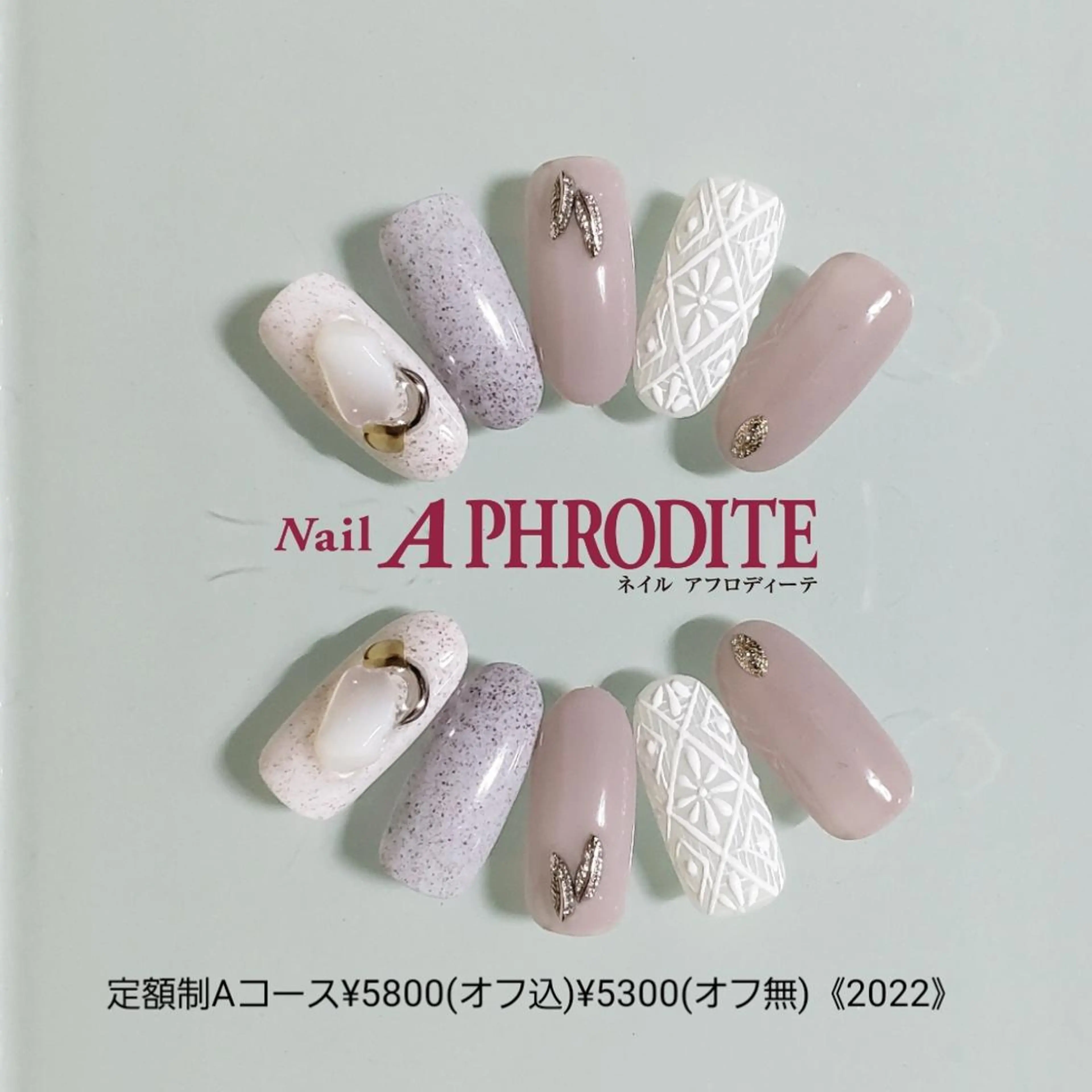 ネイル アートネイル ジェルネイル 持ち込み ソフトジェル ハンドネイル Nail Aphroditeのネイルデザイン