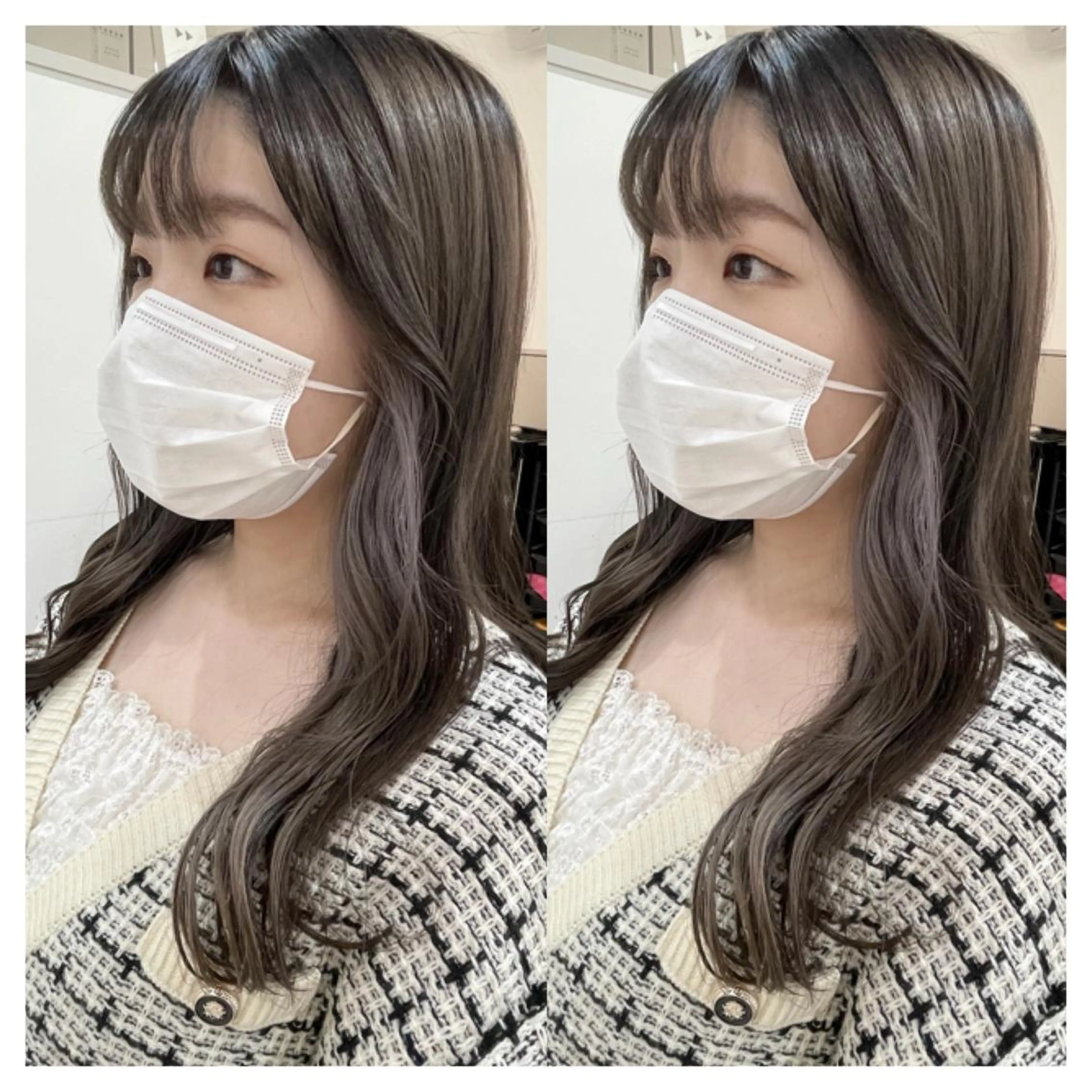 ロング カラー カット ヘアカラー トリートメント 村山 茉衣のヘアスタイル