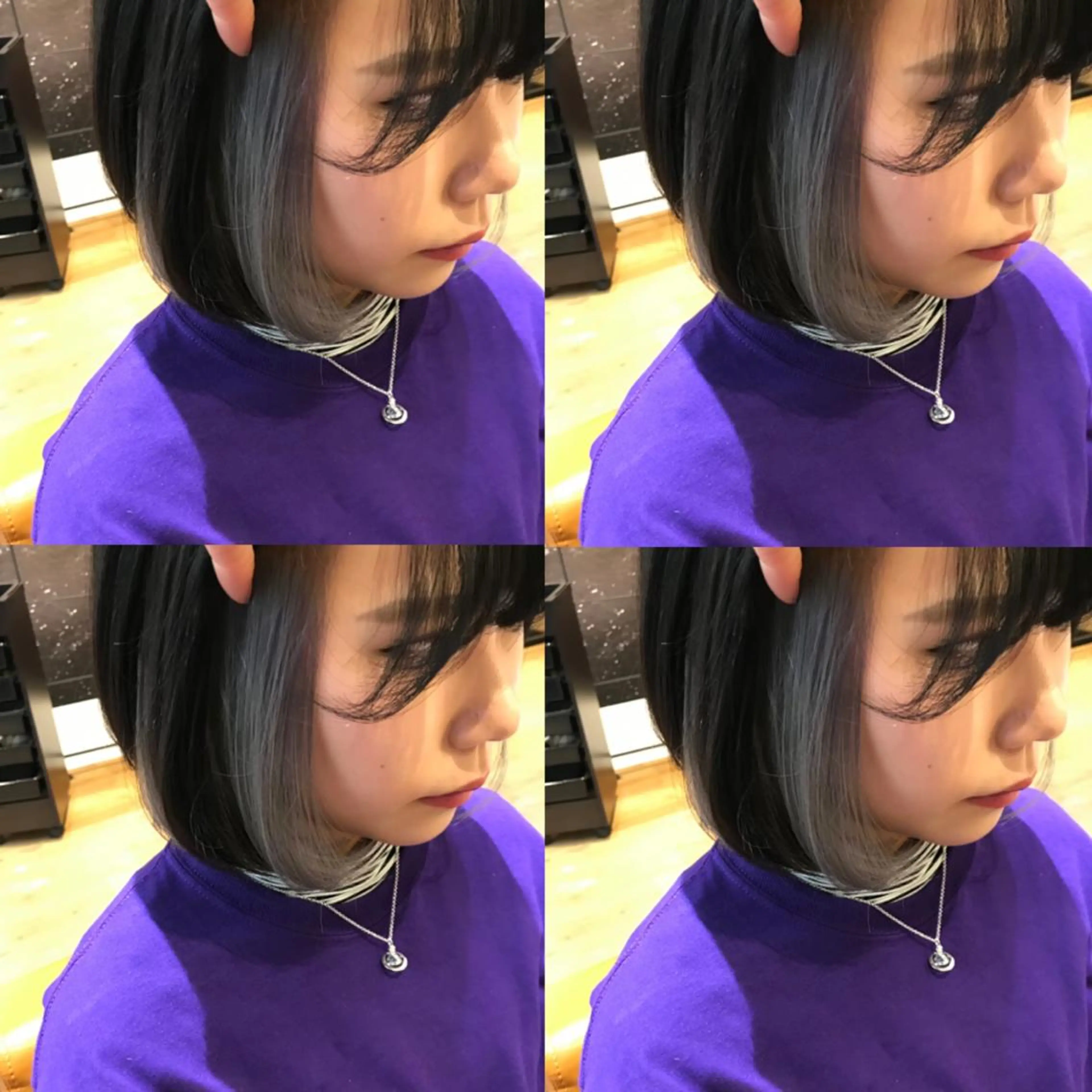 ショート カラー ヘアアレンジ トリートメント 🦋韓国ヘア 坂本 菜摘🦋のヘアスタイル