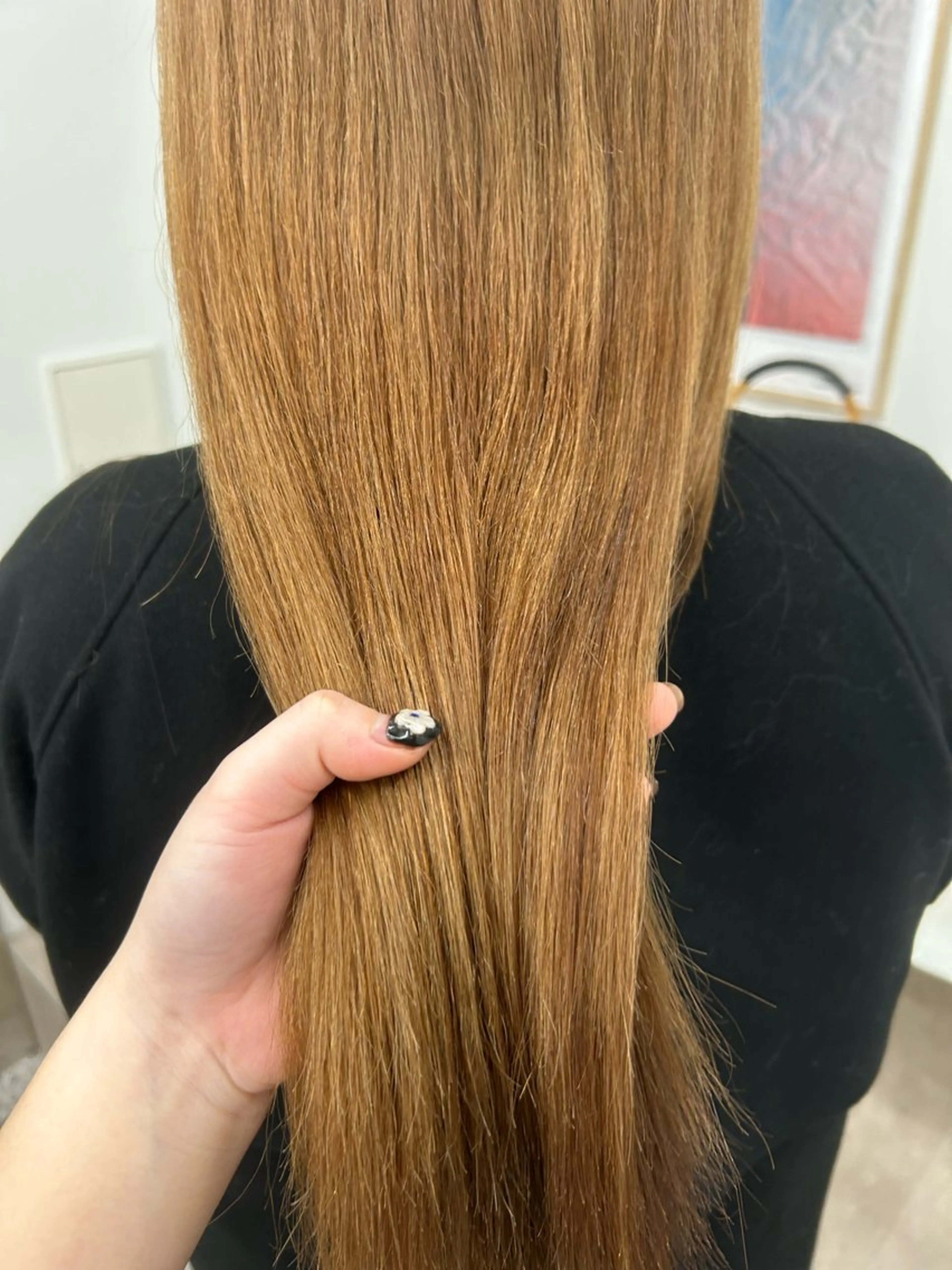 ロング ヘアカラー 透け感カラー / ストレート/ハルカのヘアスタイル