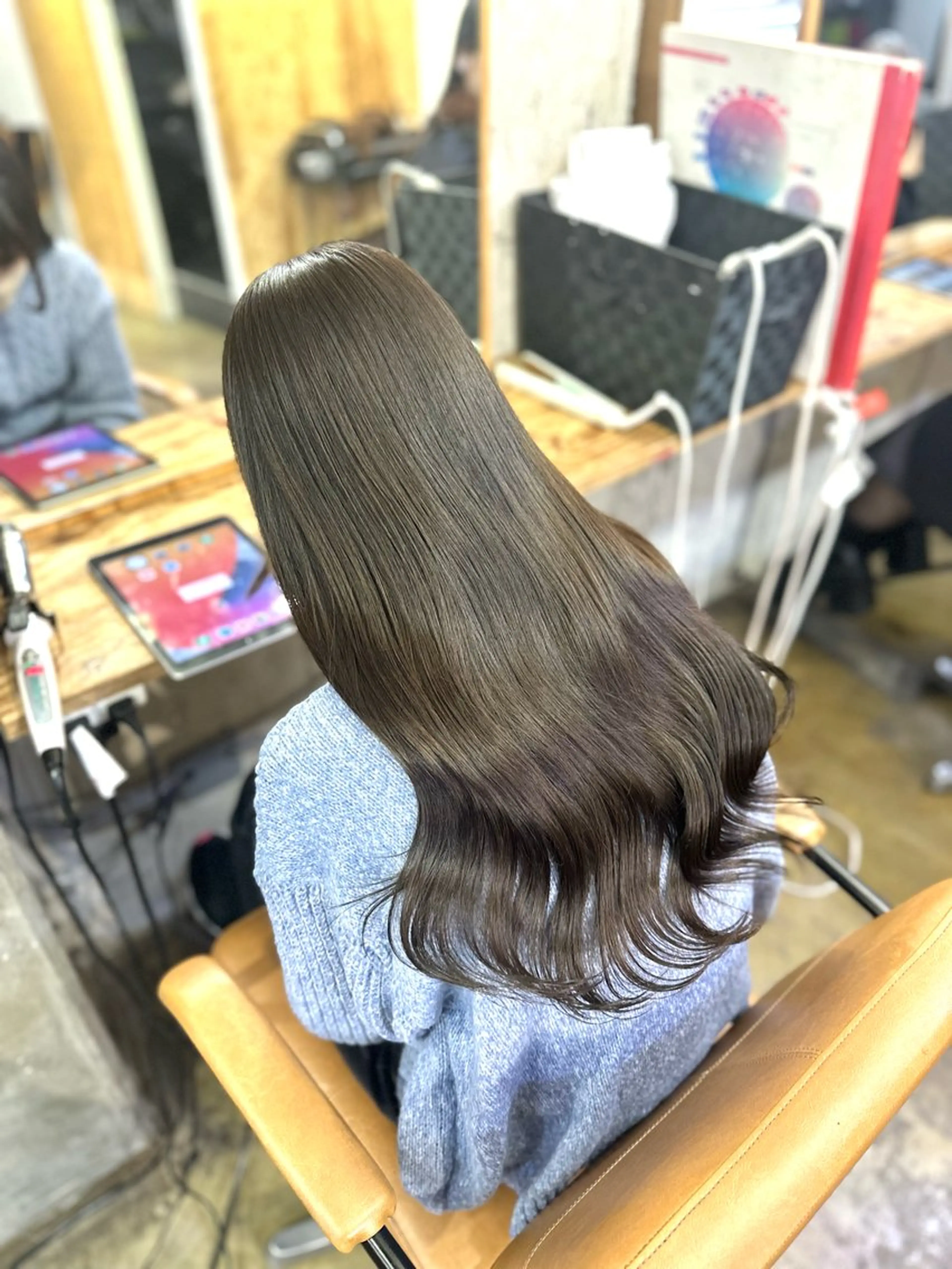ロング カラー ヘアカラー ︎︎カイ ミズキ 🐰𝜗𝜚のヘアスタイル
