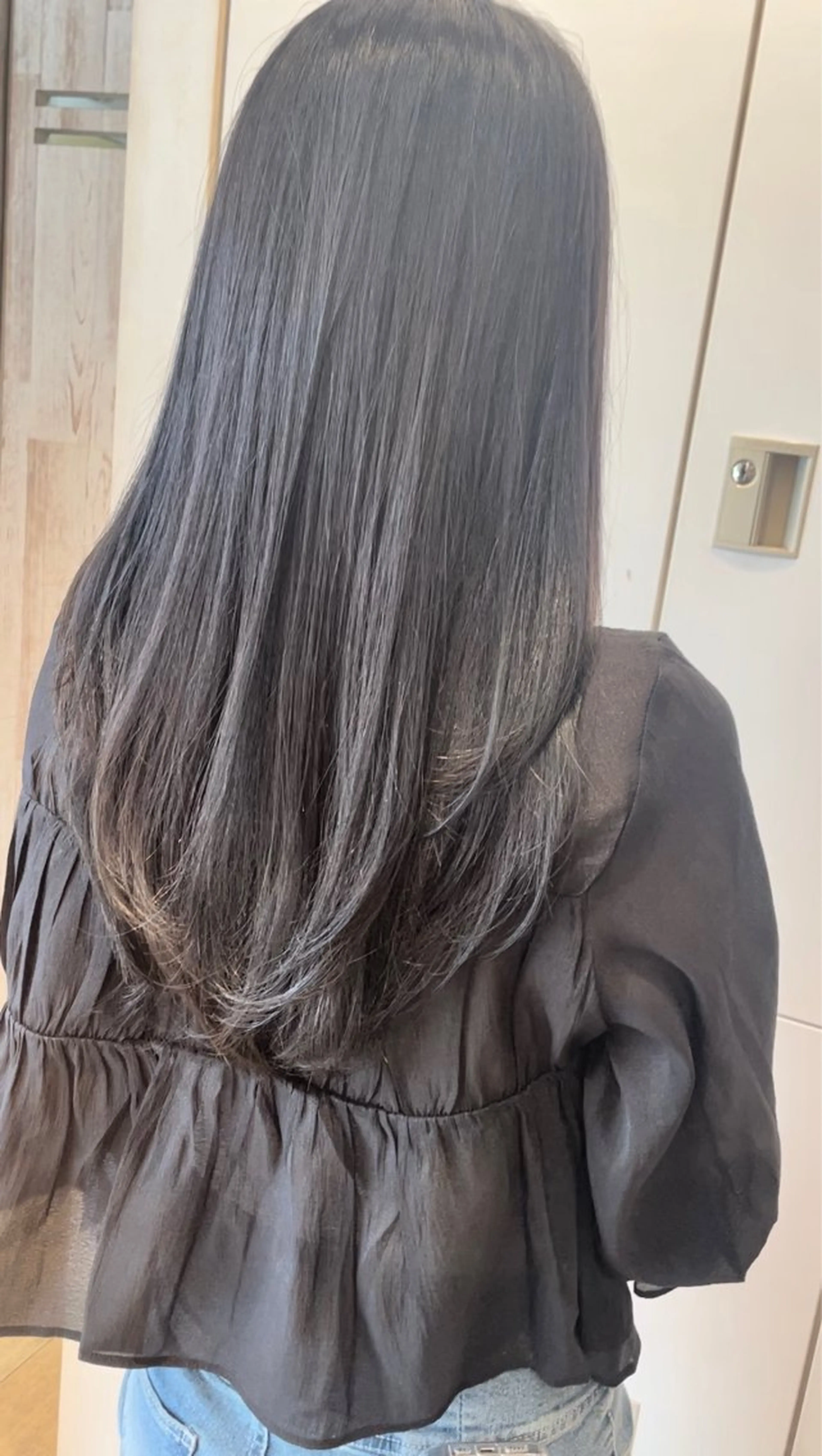 ロング カラー レイヤーカット カット ヘアカラー トリートメント ✨横須賀髪質改善✨️ 加藤 百音のヘアスタイル