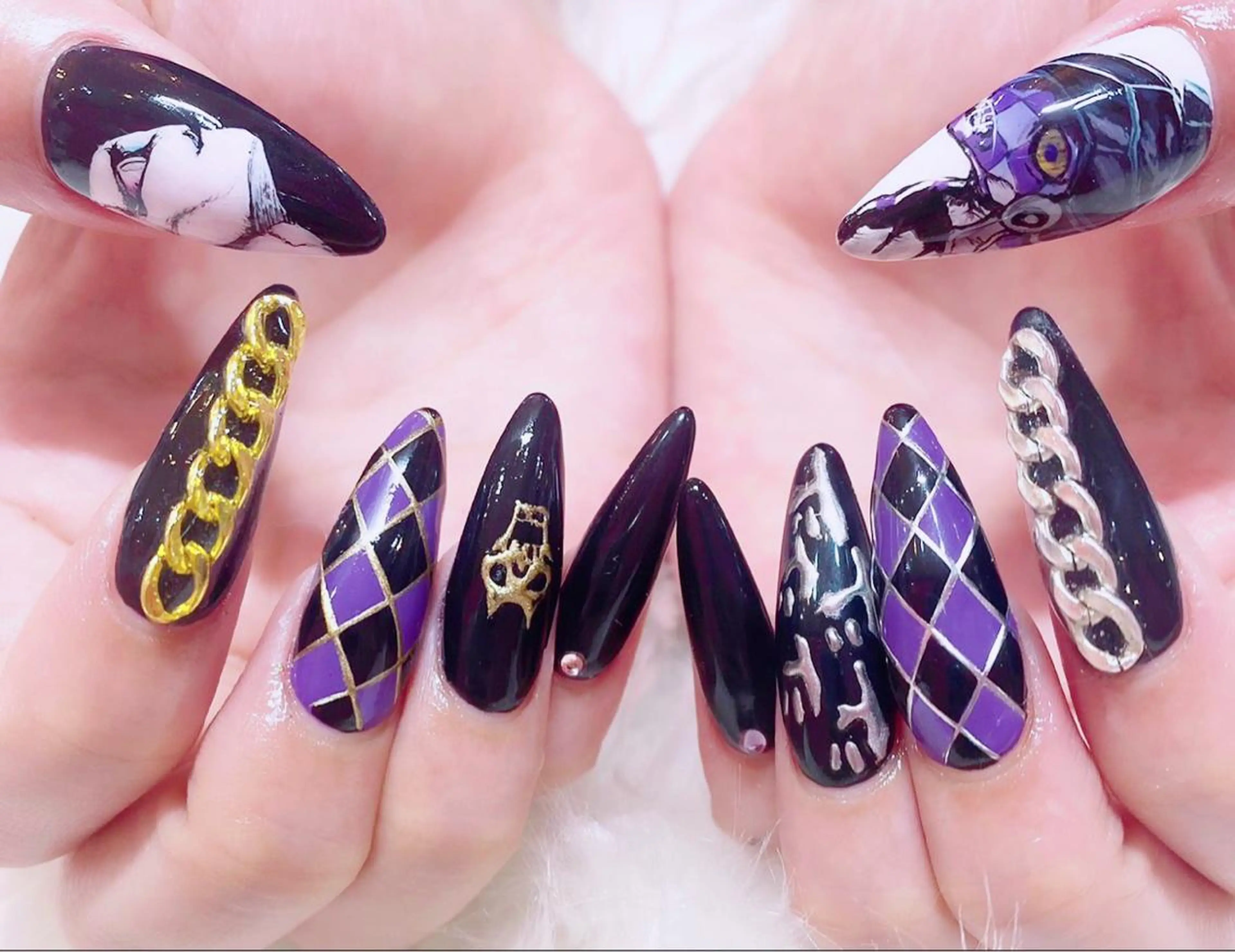 ネイル 成人式 スカルプネイル NAILSGOGO shibuyaのネイルデザイン