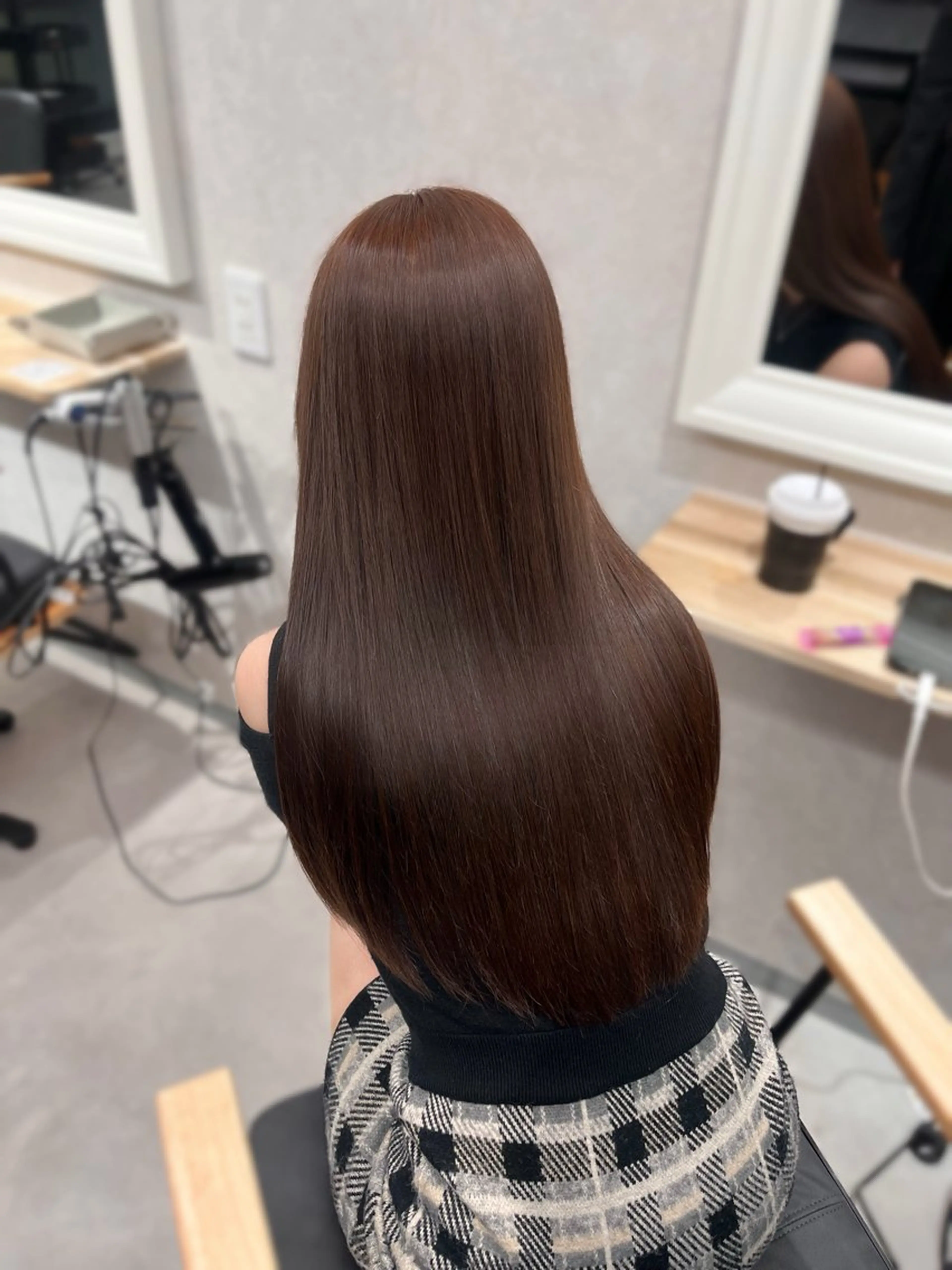 ꒰ 🎀当日限定54%off🎀 ꒱‬プレミアムケアカラー🪽🫧【髪質改善トリートメント付き🪄◝✩】の写真