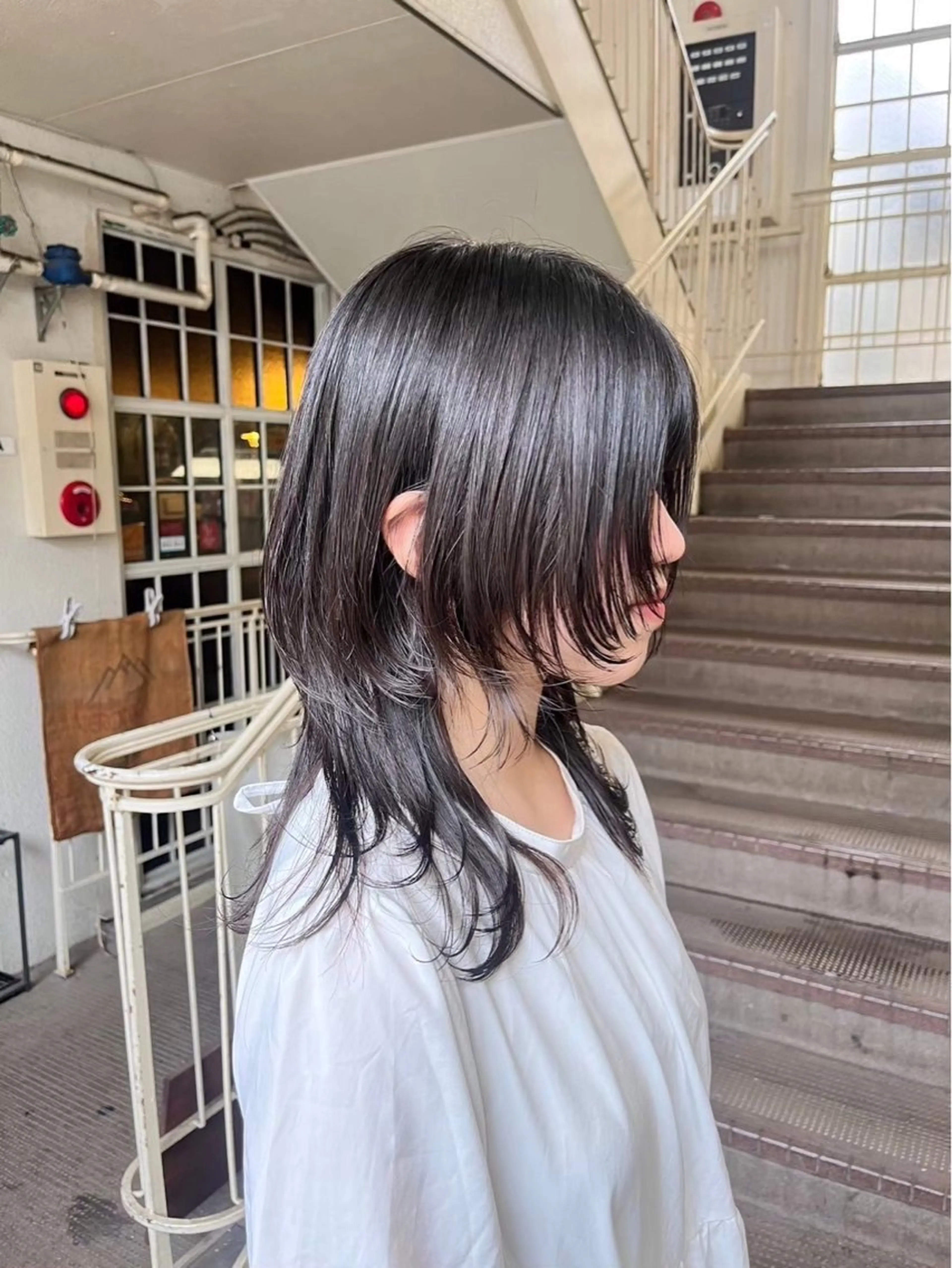 ロング カット ヘアカラー トリートメント 👻ブリーチ/透明感 /栄/misaのヘアスタイル
