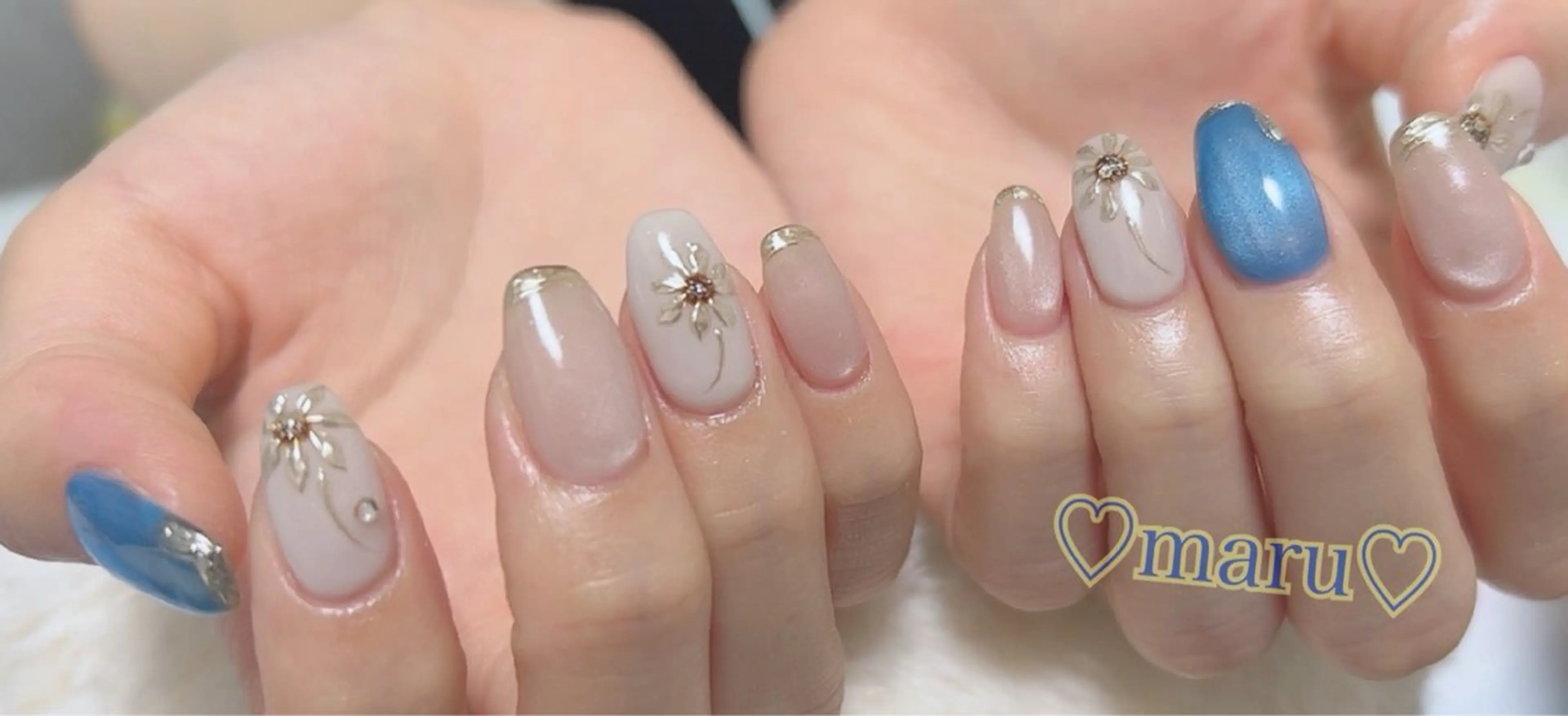 ネイル ハンドネイル フットネイル まるみ ♡のネイルデザイン