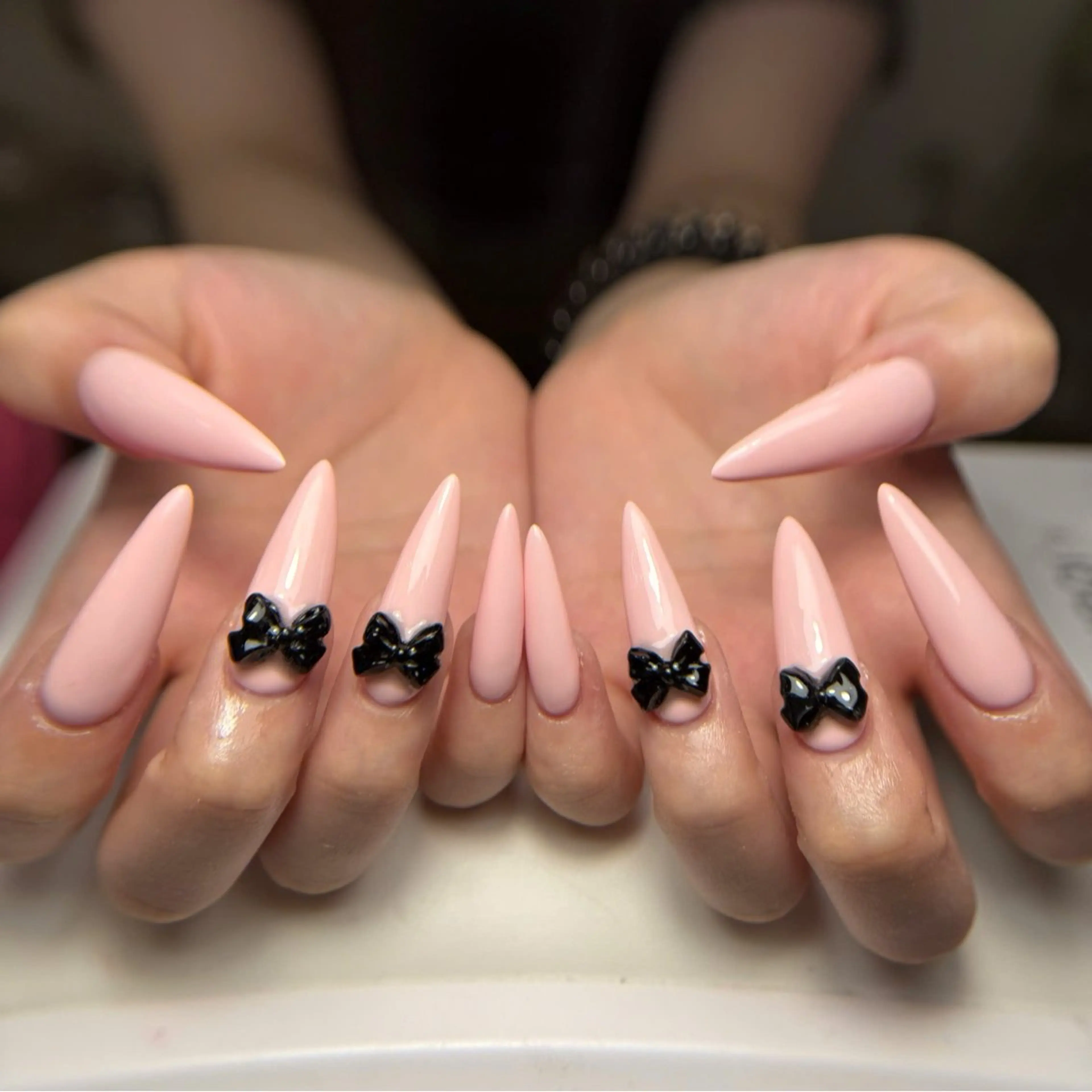 ネイル 長さ出し ジェルネイル オフィスネイル ワンカラーネイル パラジェル ハンドネイル Michi_Nails_Salon所属・Michi Nail Staffのネイルデザイン