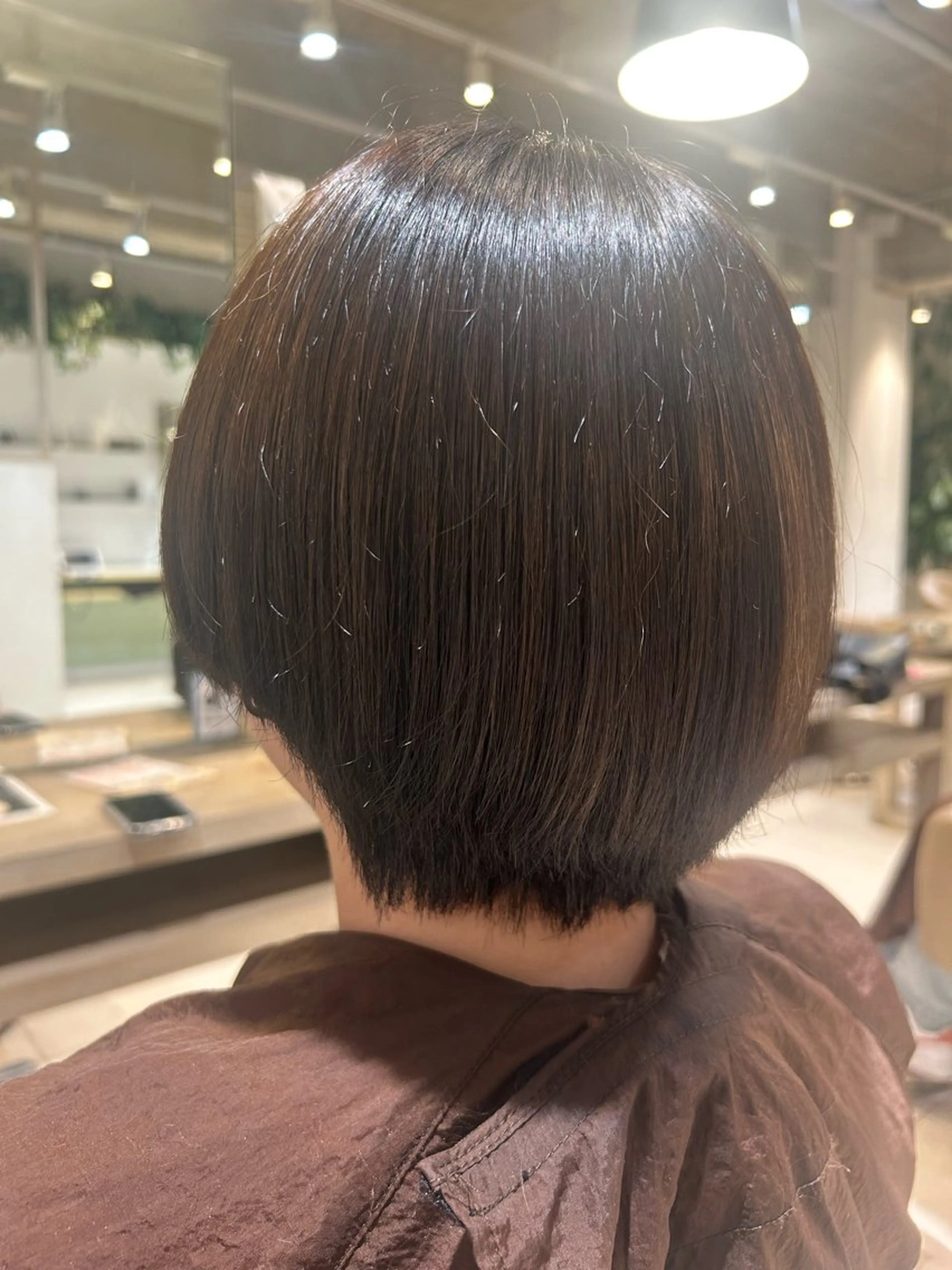 カラー ブラウンカラー 山田 奈央のヘアスタイル