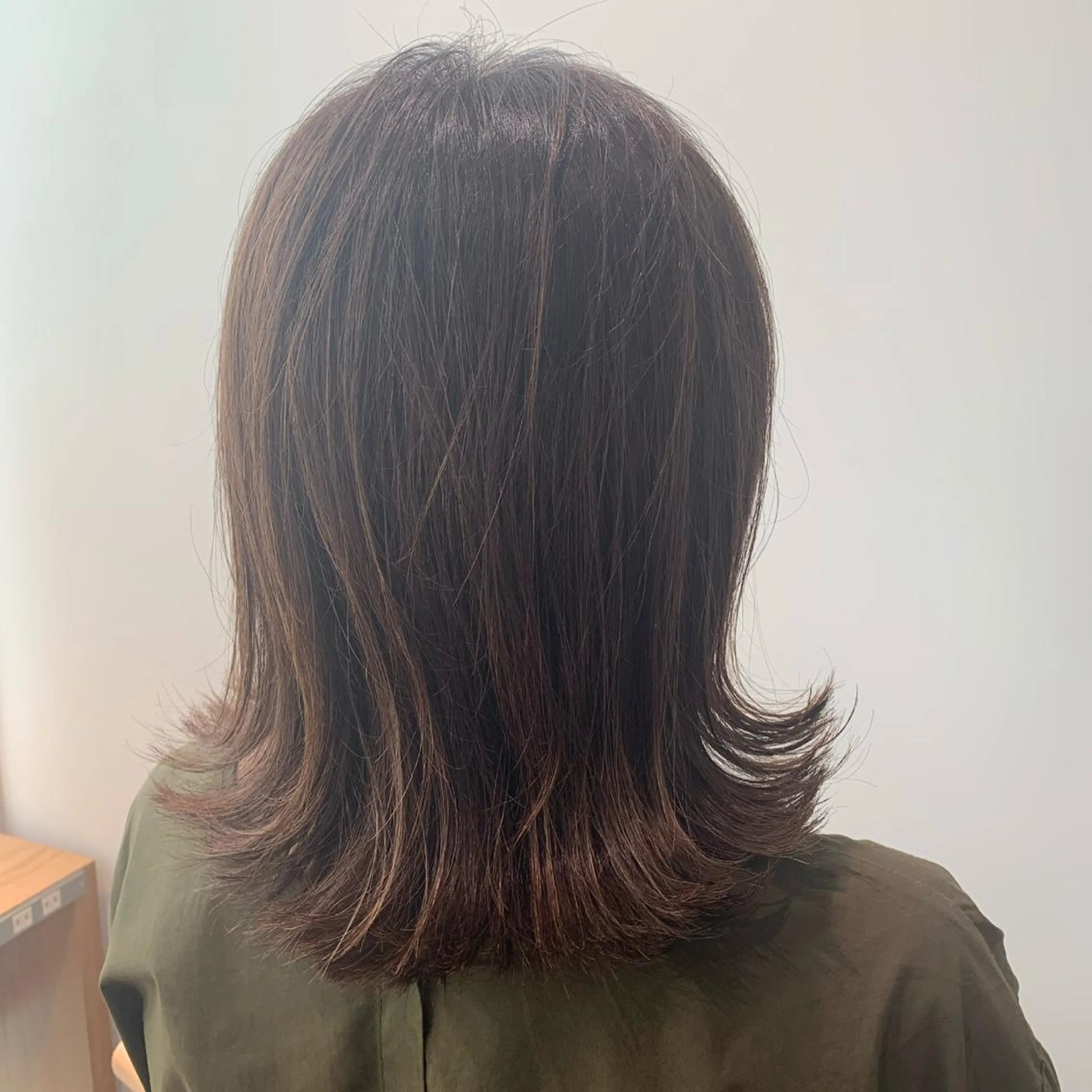 ミディアム カラー 外ハネヘア GO TODAY SHAiRE SALON 梅田店所属・3ヶ月持ちが良い ボブ/ショートのヘアスタイル