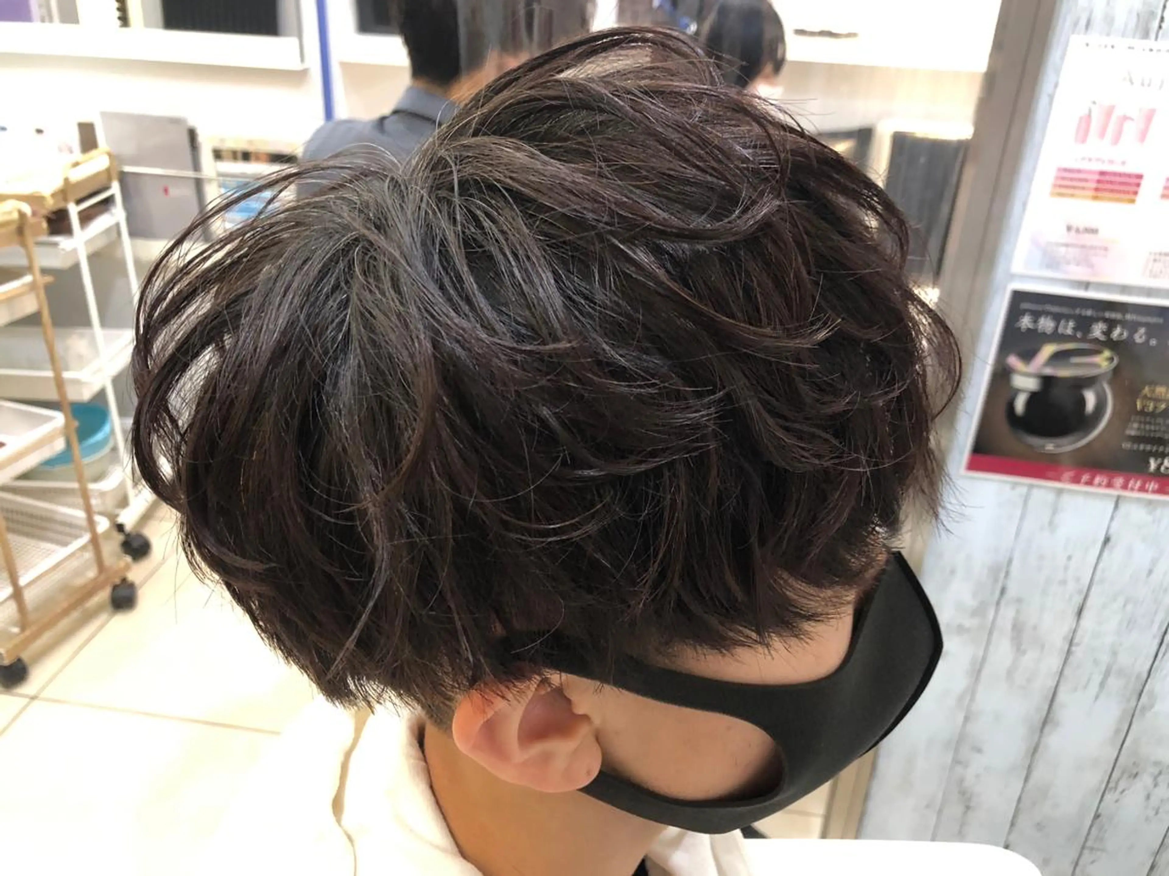 ショート メンズ マッシュ カルマ・ニュアンス パーマ　須田龍世のヘアスタイル