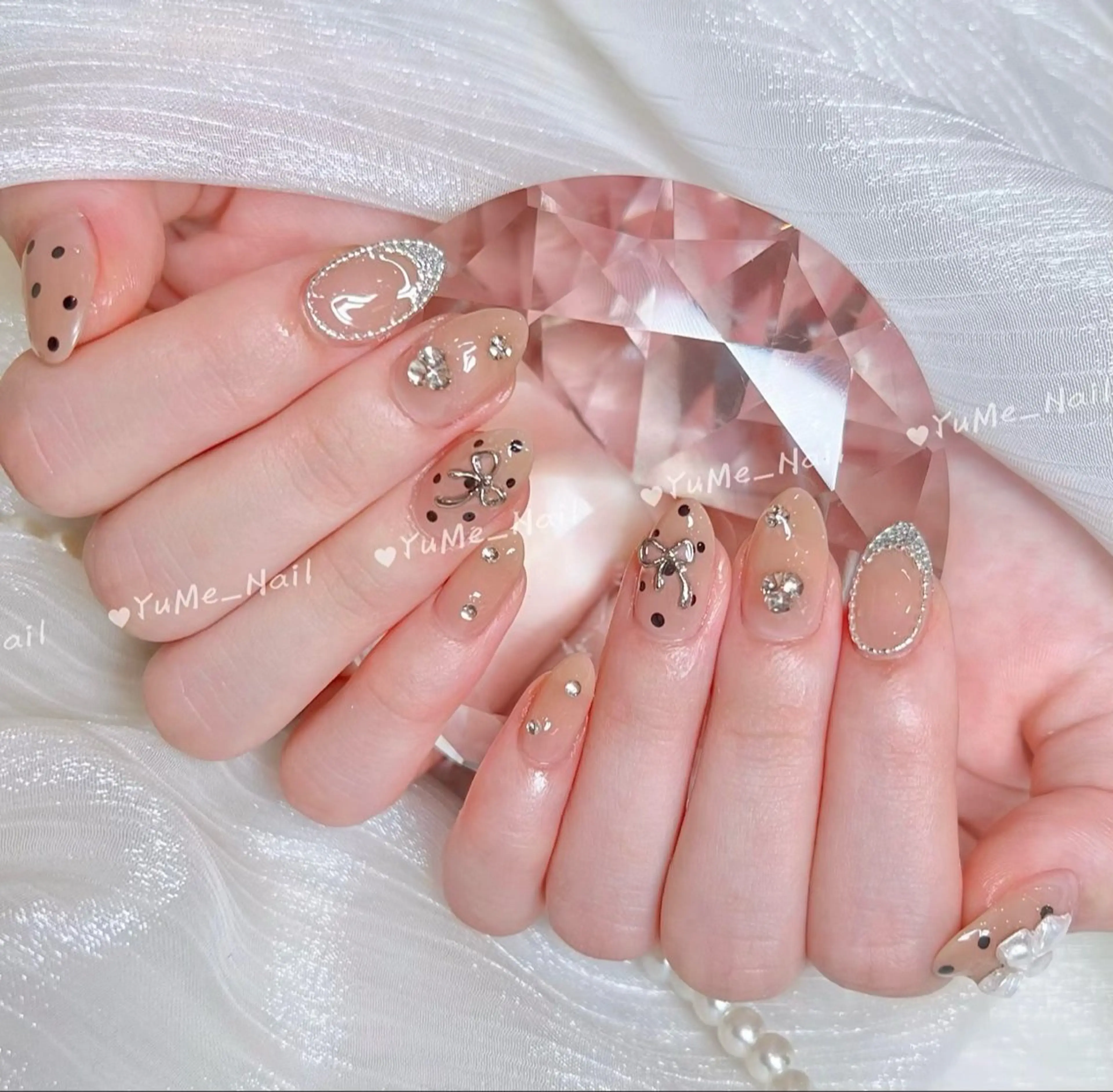 ミディアム YUME Nail Beauty所属・YUME NAILのネイルデザイン