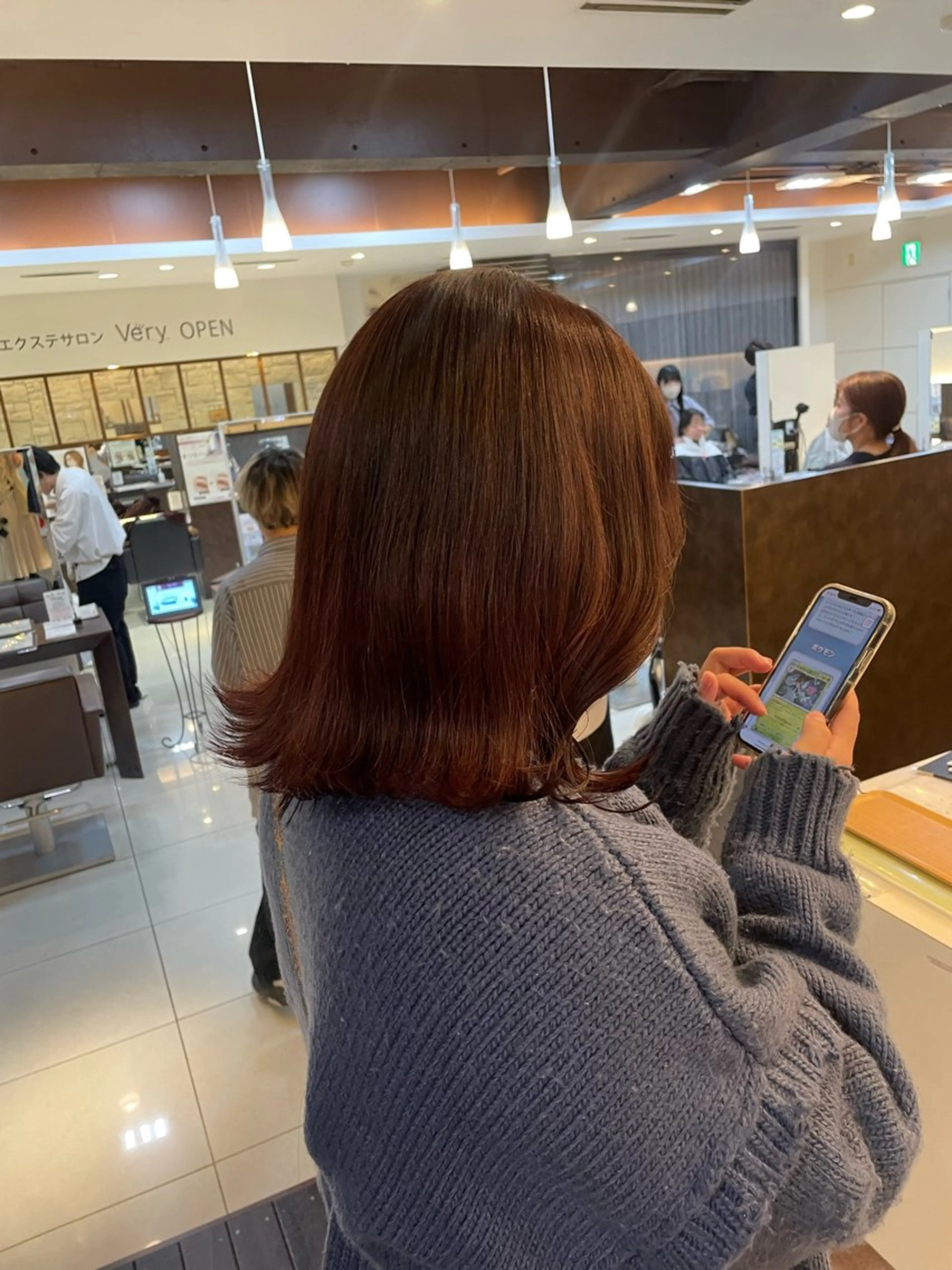 ミディアム カラー 🤎韓国ヘア ベージュ まゆか🤎のヘアスタイル