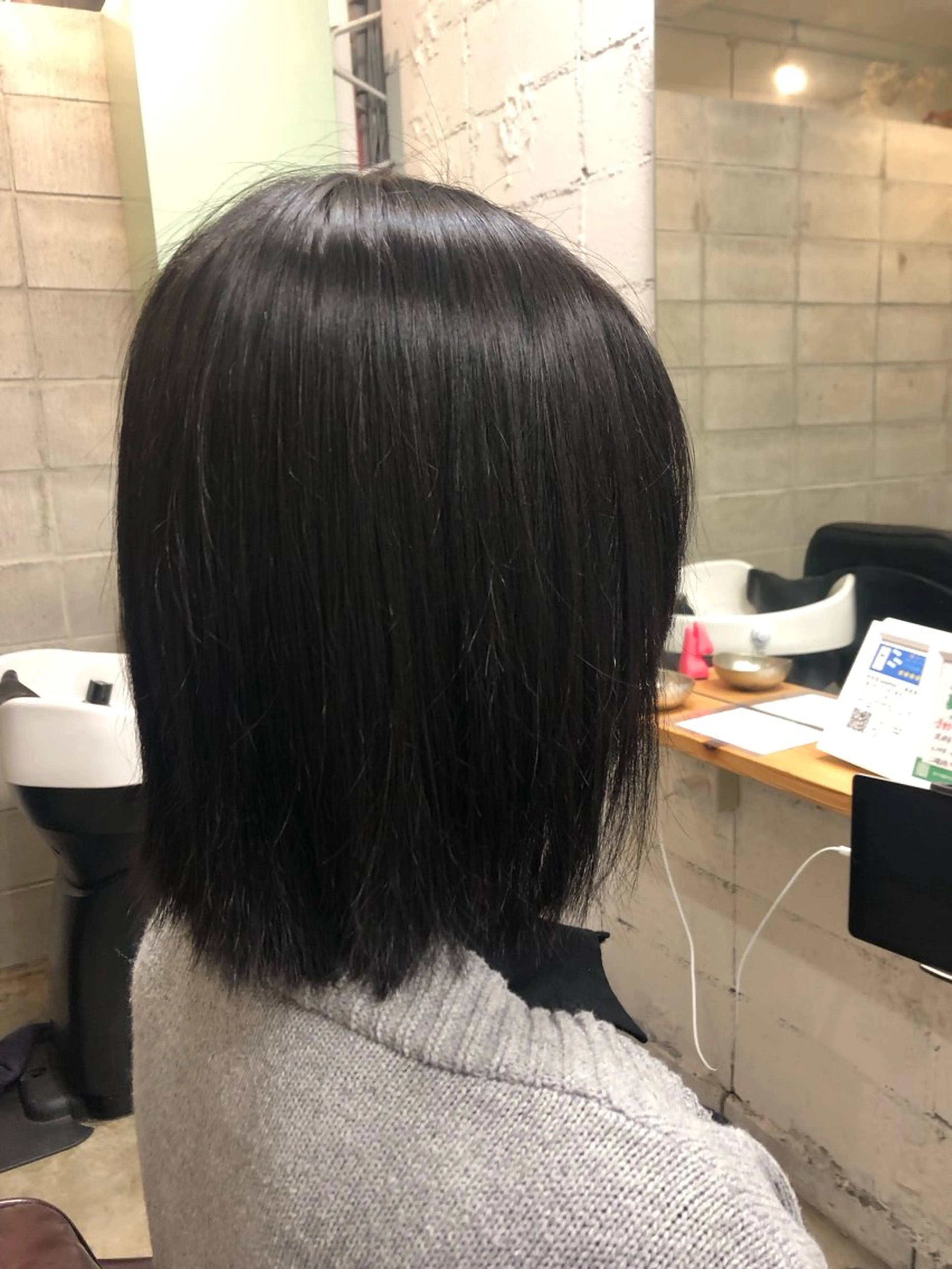 セミロング 田畑 秀美のヘアスタイル