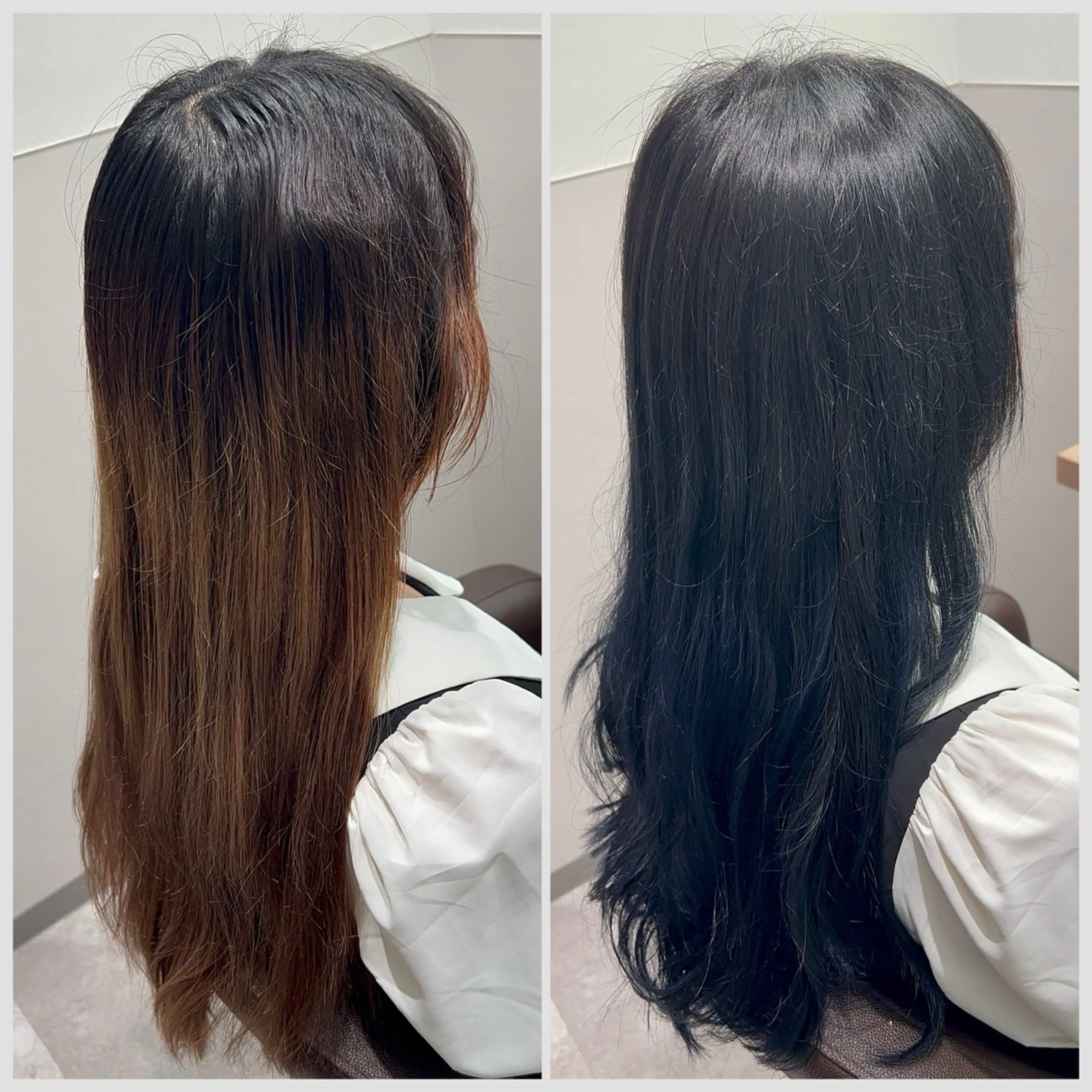 セミロング カラー ヘアカラー トリートメント SALOWIN 神戸三宮店所属・【三宮/ブリーチ なしカラー】高田祐也のヘアスタイル