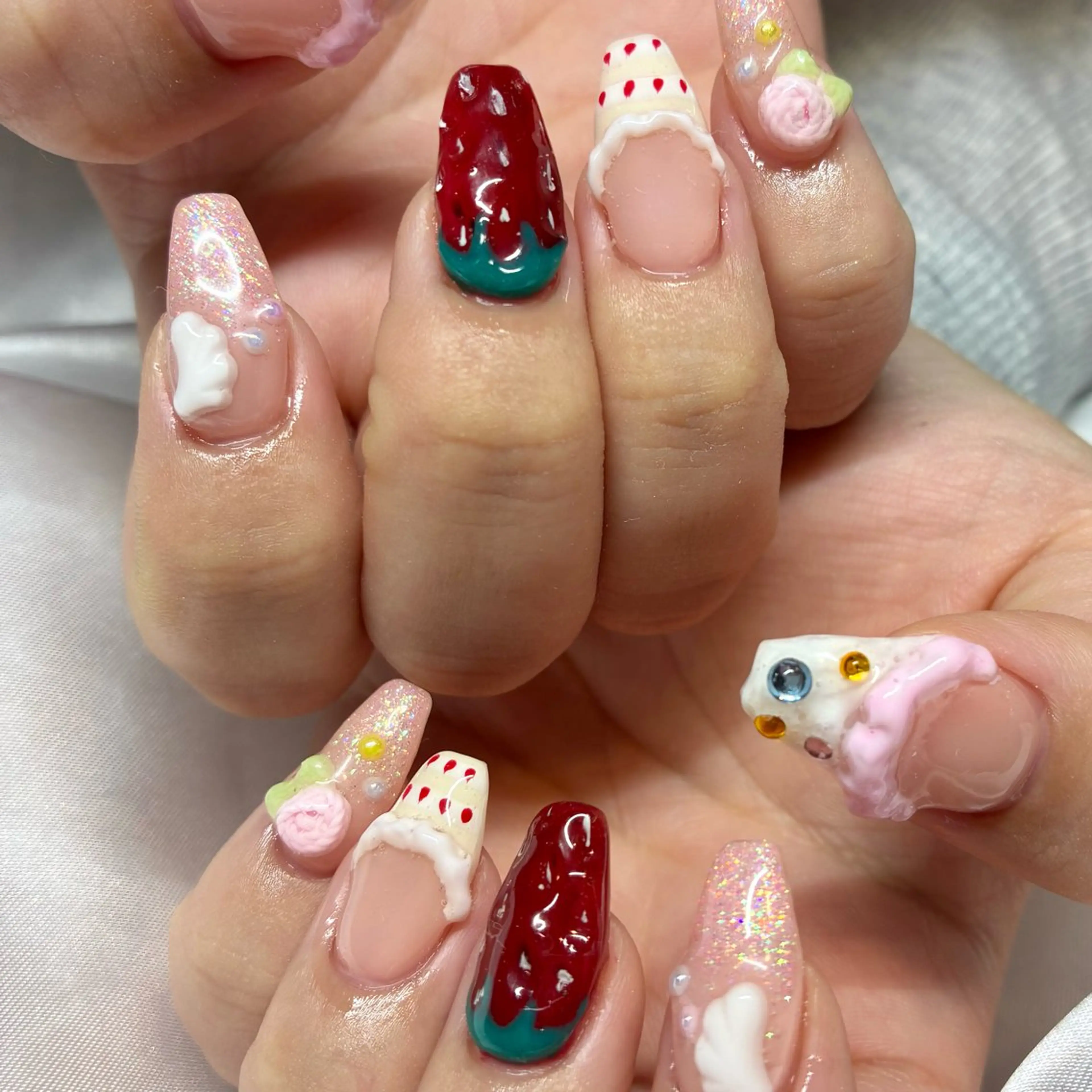 ネイル ハンドネイル Nail ヌシん家 AKANEのネイルデザイン