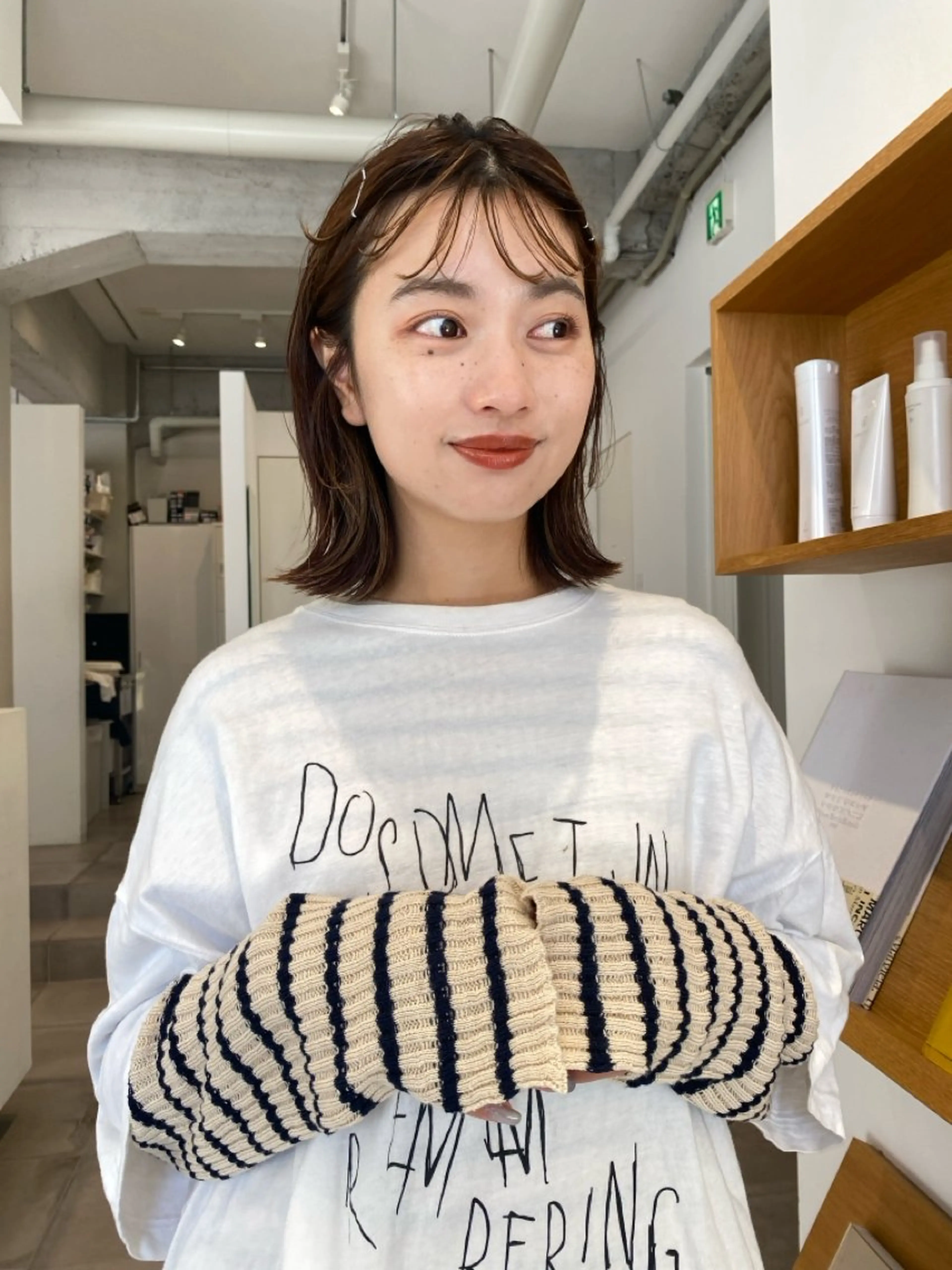 カット＋トレンドカラー＋髪質改善3stepトリートメント 9900円の写真