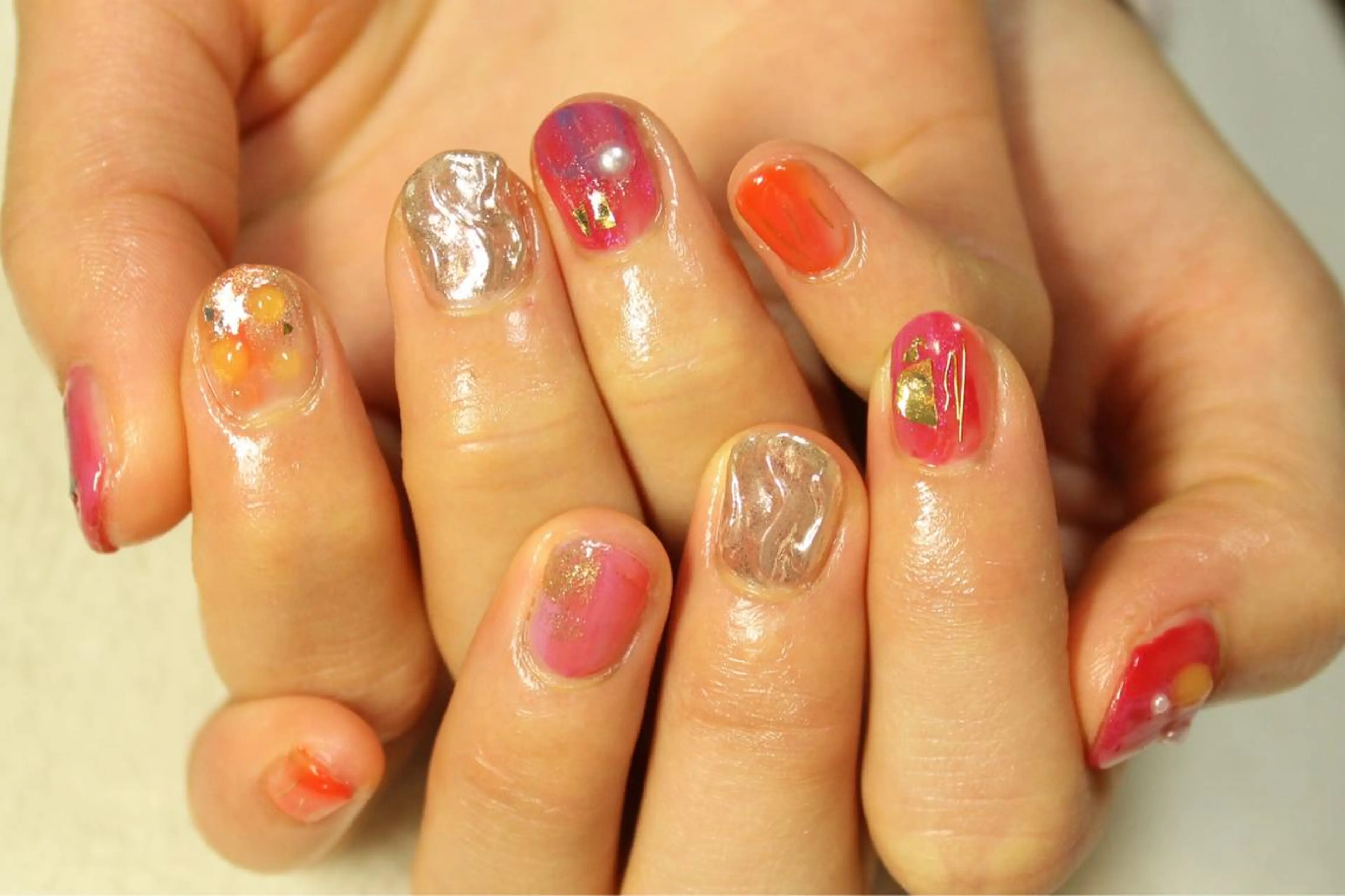 ネイル ニュアンスネイル ハンドネイル Ｋ minamiのネイルデザイン