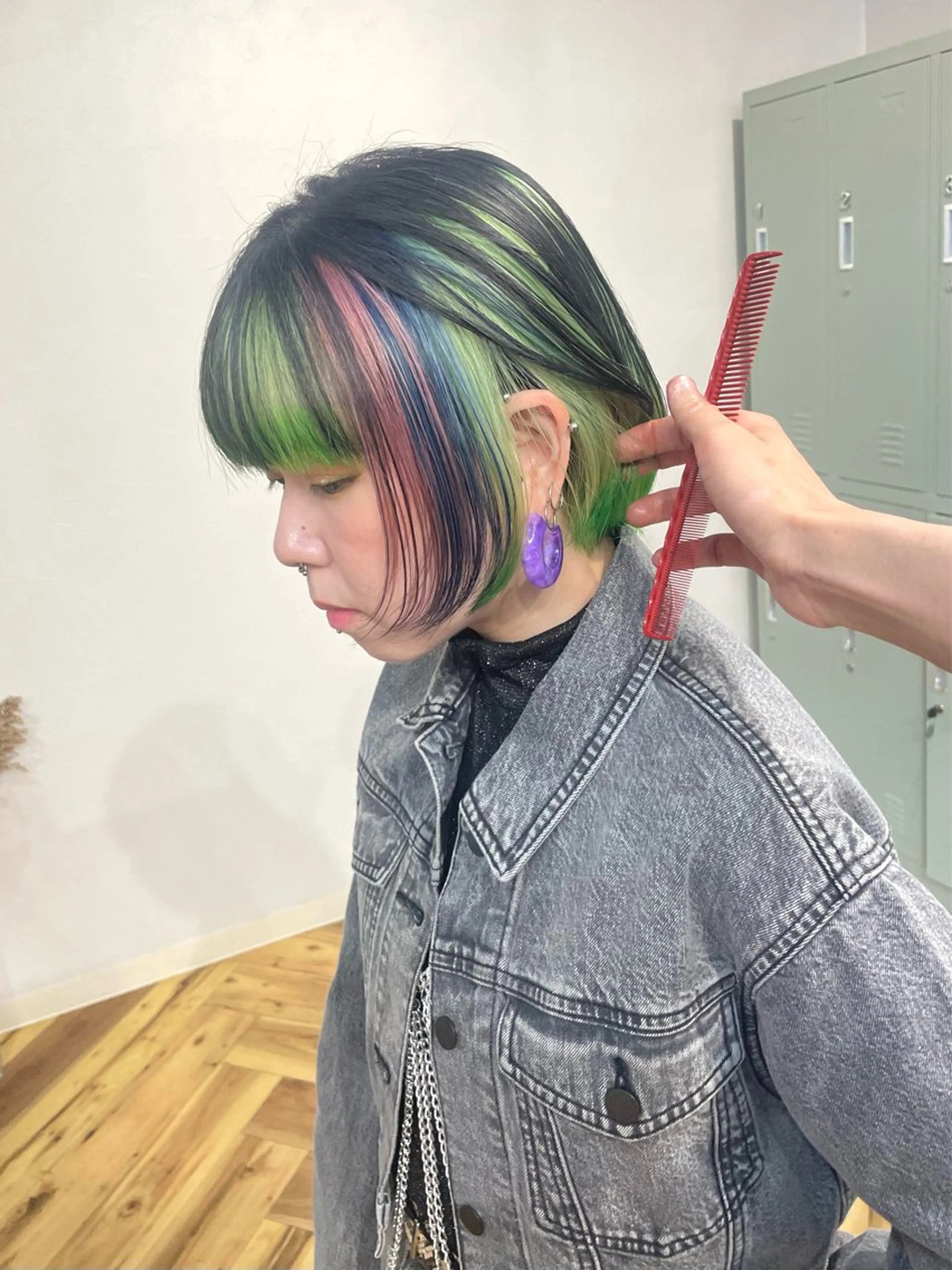 ショート カラー デザインカラー ヘアカラー lani hair salon所属・SHOTO ハイトー ン/デザインカラーのヘアスタイル