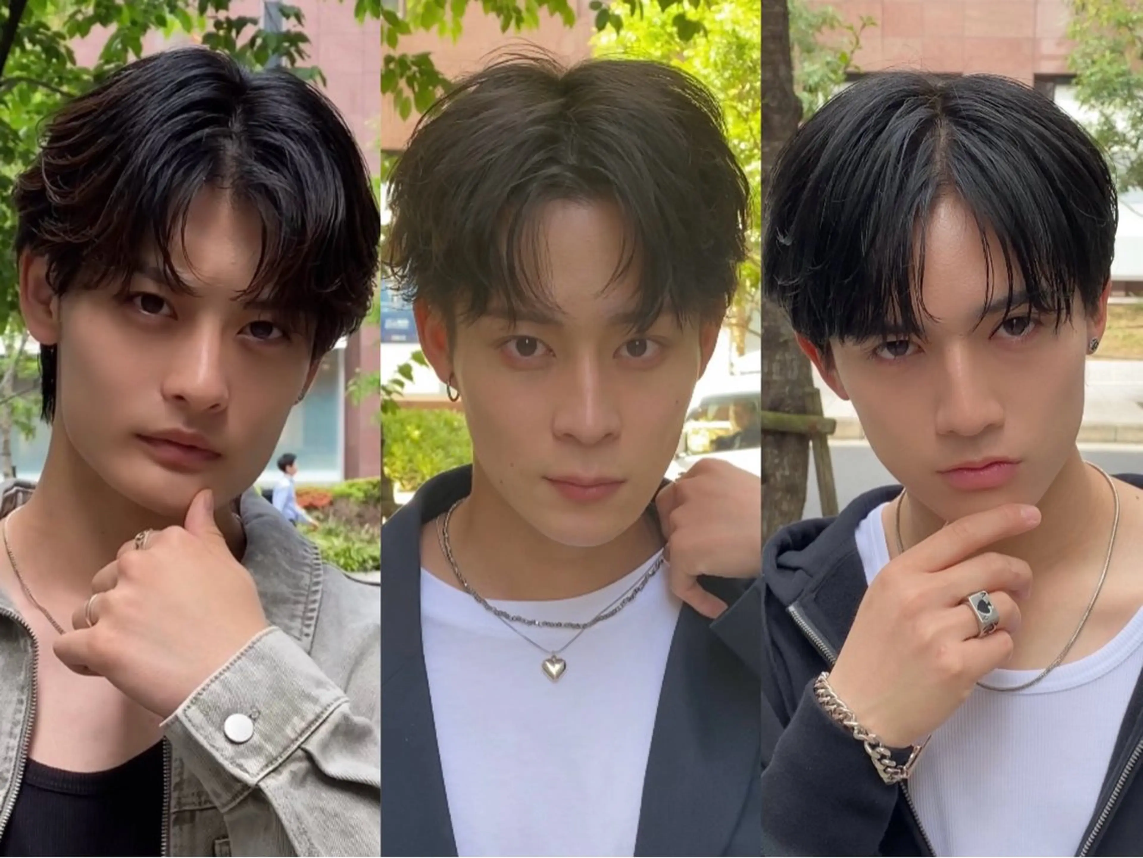 メンズ 透明感ブリーチ/ メンズパーマのヘアスタイル