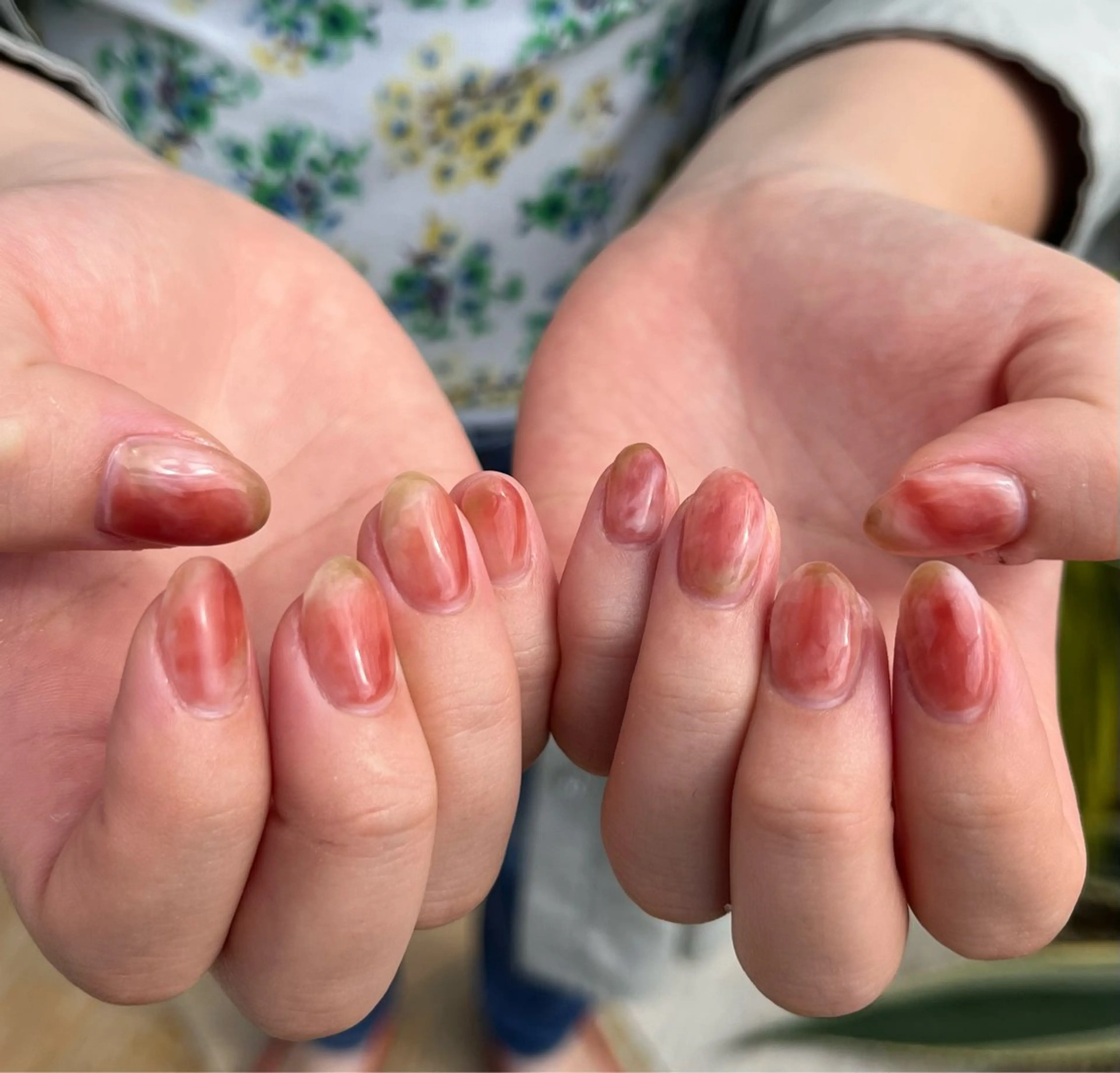 ネイル ニュアンスネイル ハンドネイル HazeGrass NAILのネイルデザイン