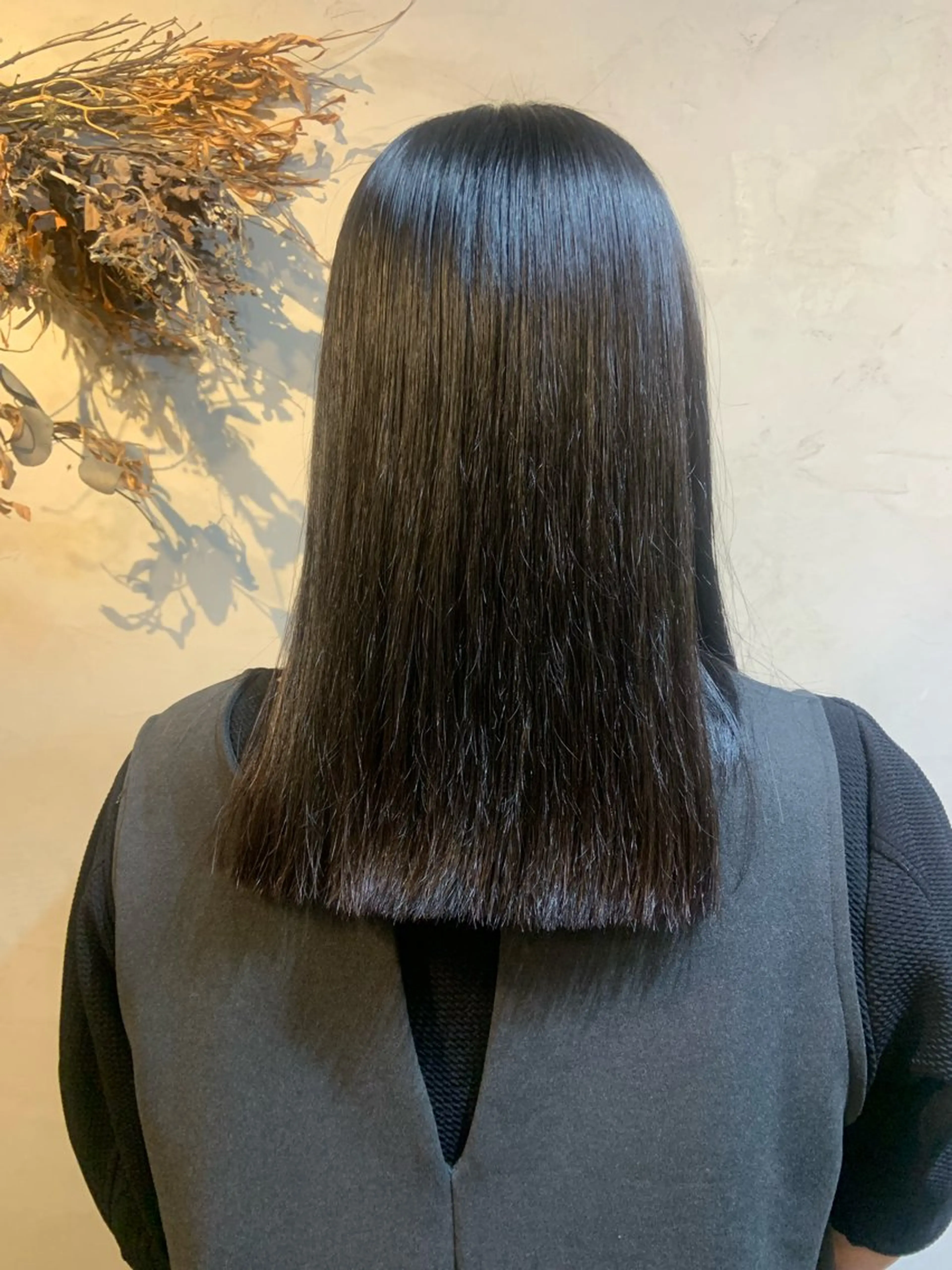 カット+縮毛矯正の写真