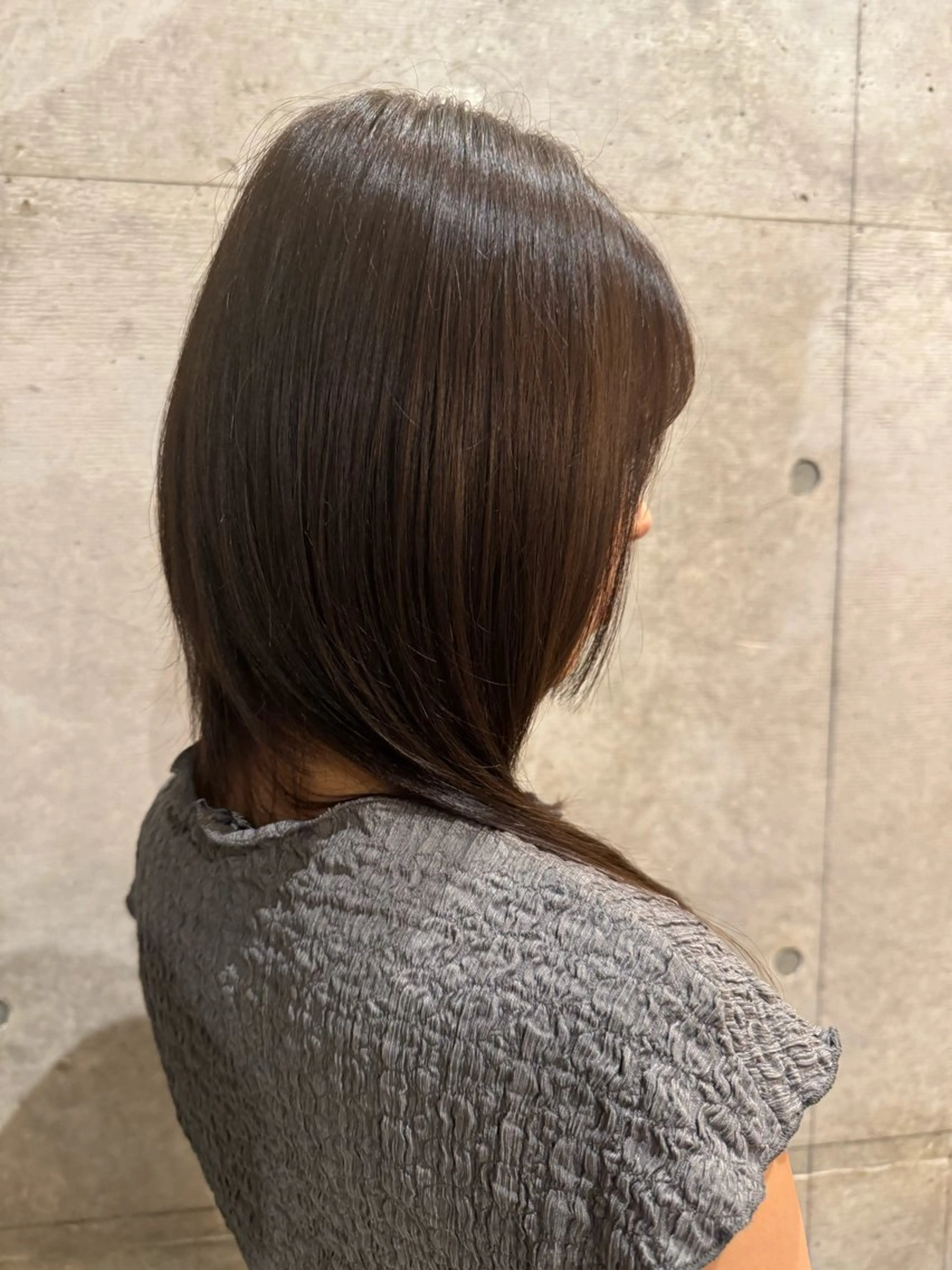 セミロング 髪質改善 トリートメント Luxe表参道 髪質改善　奈良のヘアスタイル