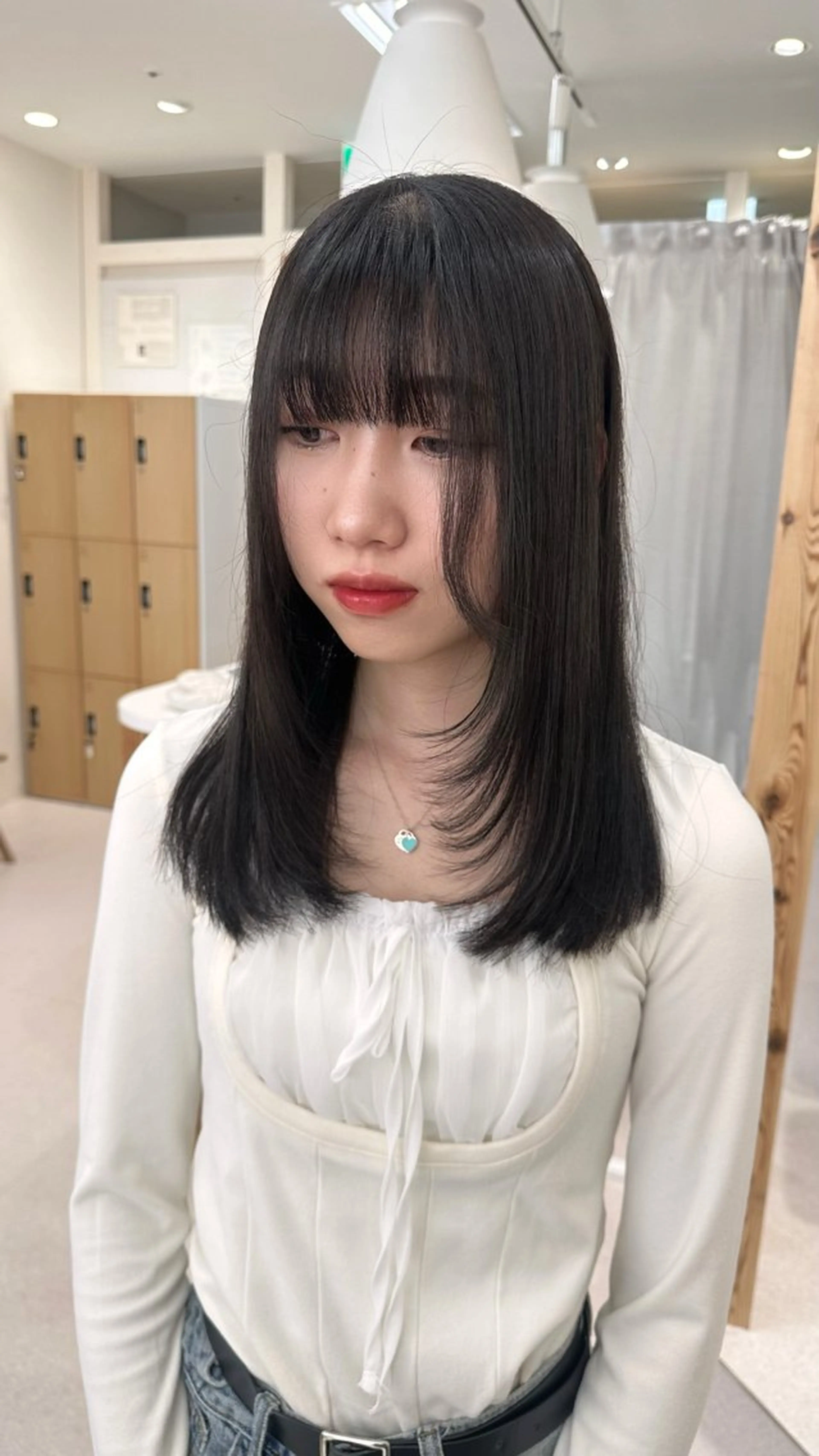セミロング カラー カット 🪭risa 暖色/レイヤー🪭のヘアスタイル