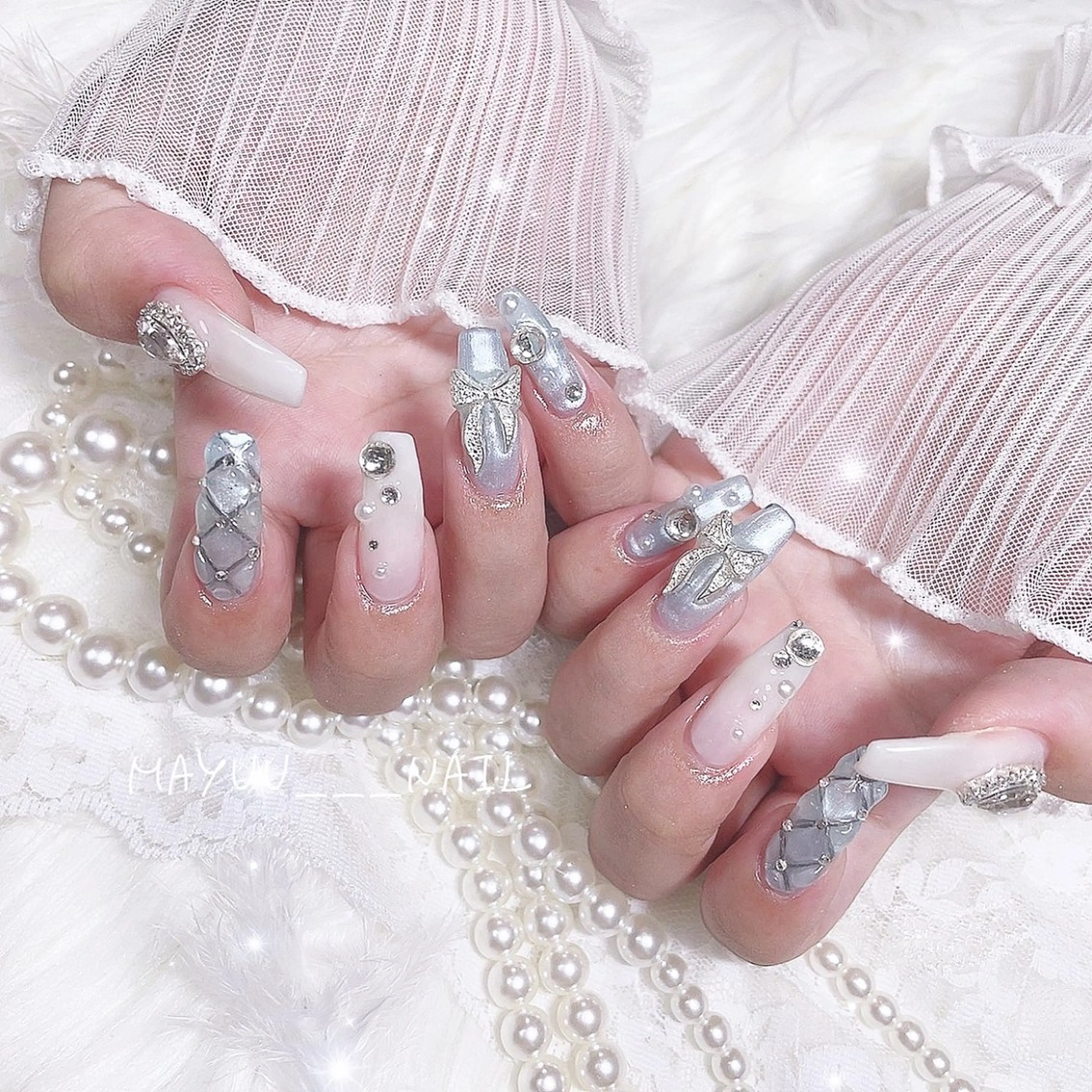 ネイル 🎀 Mayu 🎀痛ネイルのネイルデザイン