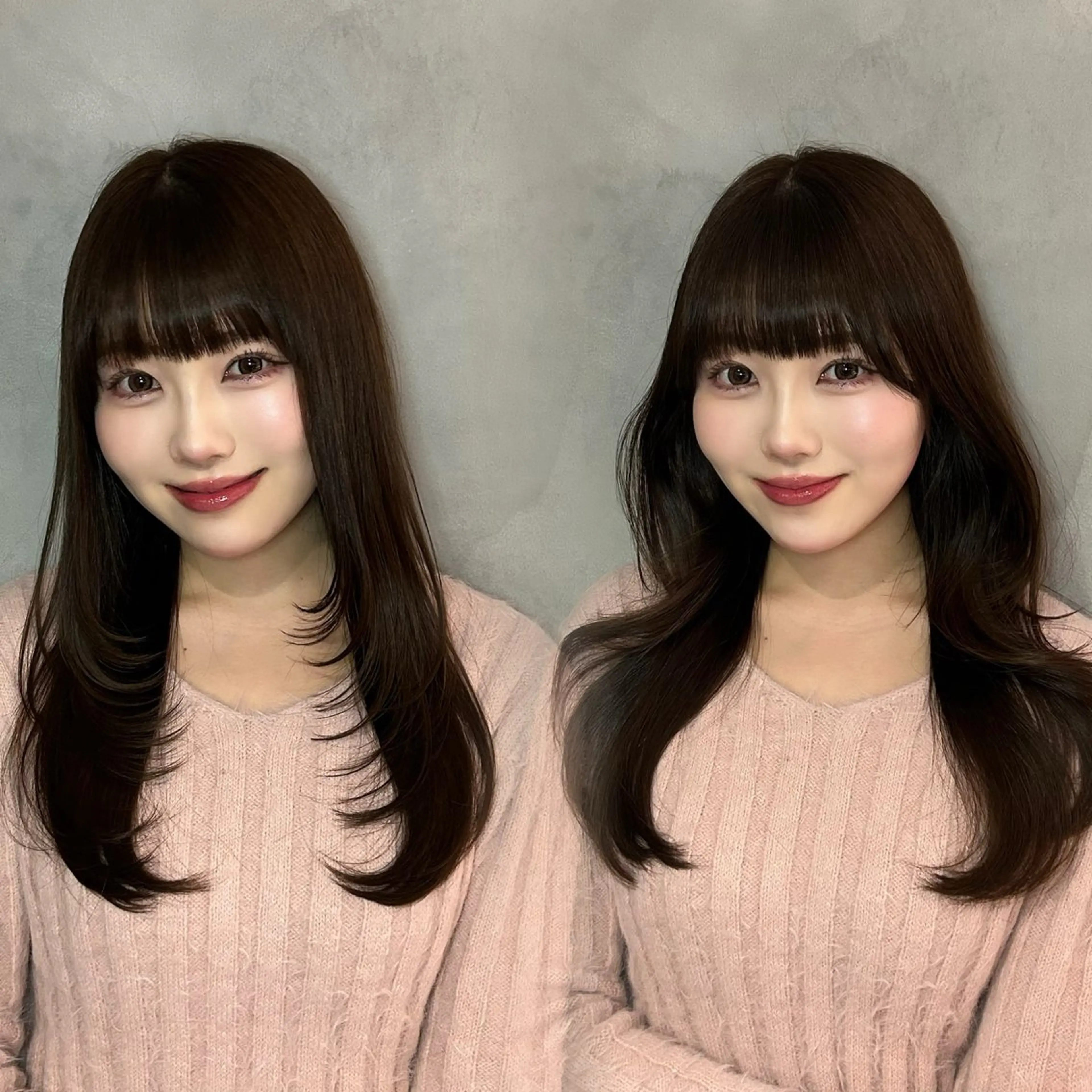 ロング ハイレイヤー ヨシンモリ レイヤーカット 谷 亜澄のヘアスタイル