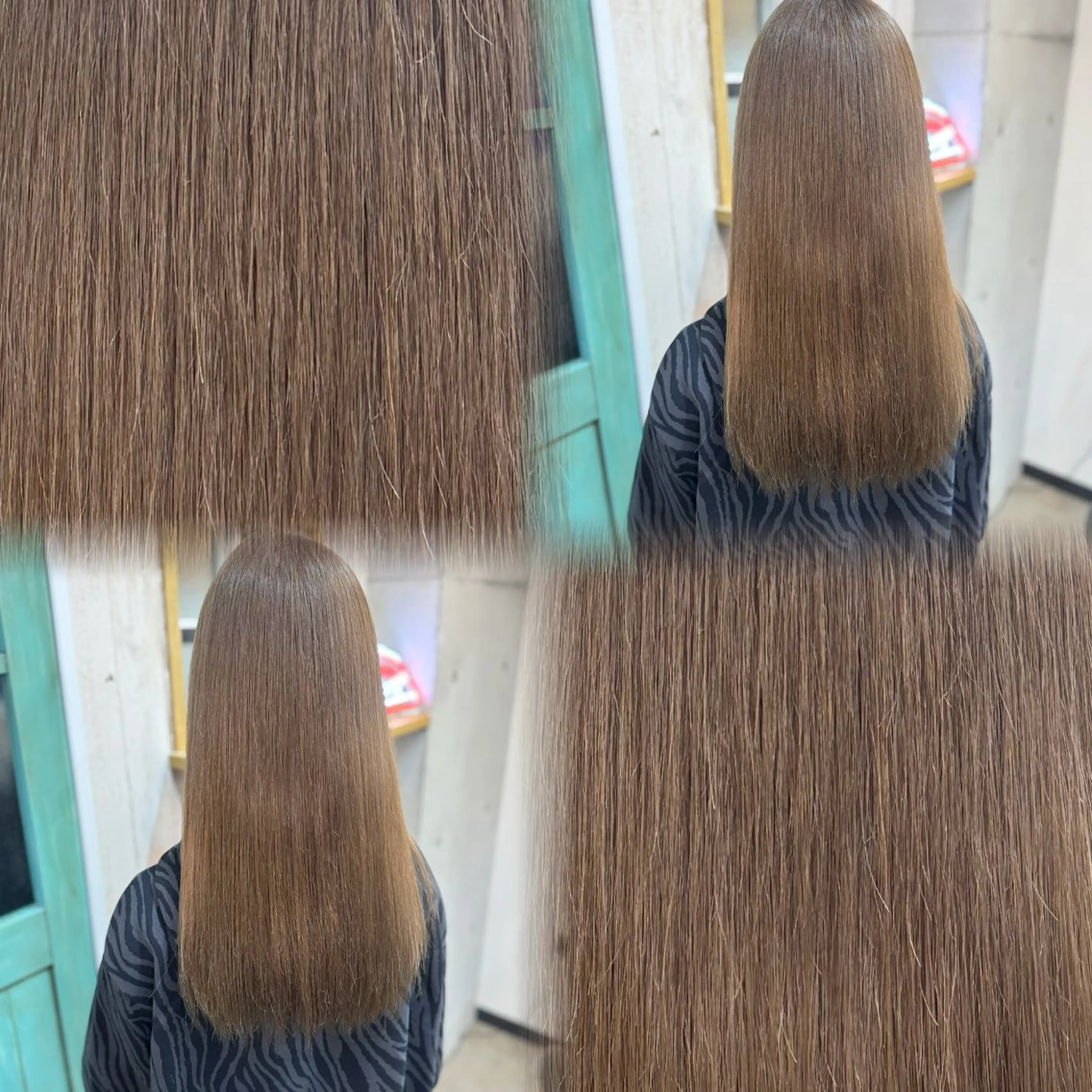 ロング カラー ヘアカラー トリートメント 髙橋 李里亜のヘアスタイル